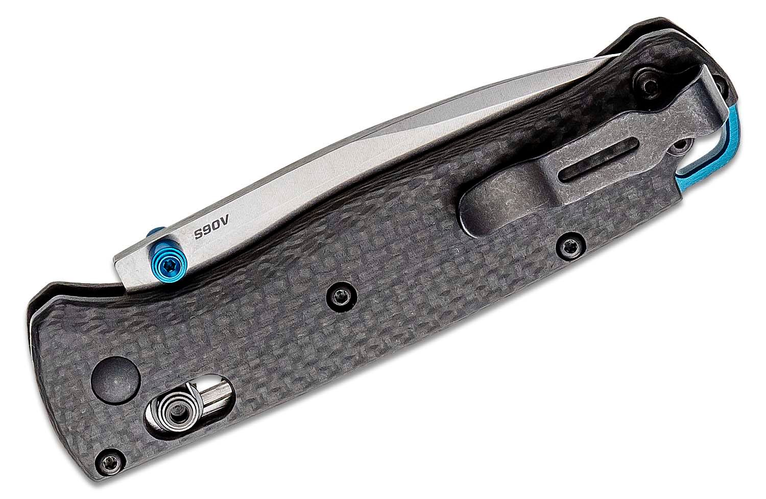 Benchmade - 535-3 - Bugout - Folding Knife - S90V Satin Drop Point - Carbon Fiber - Black - Image 13
