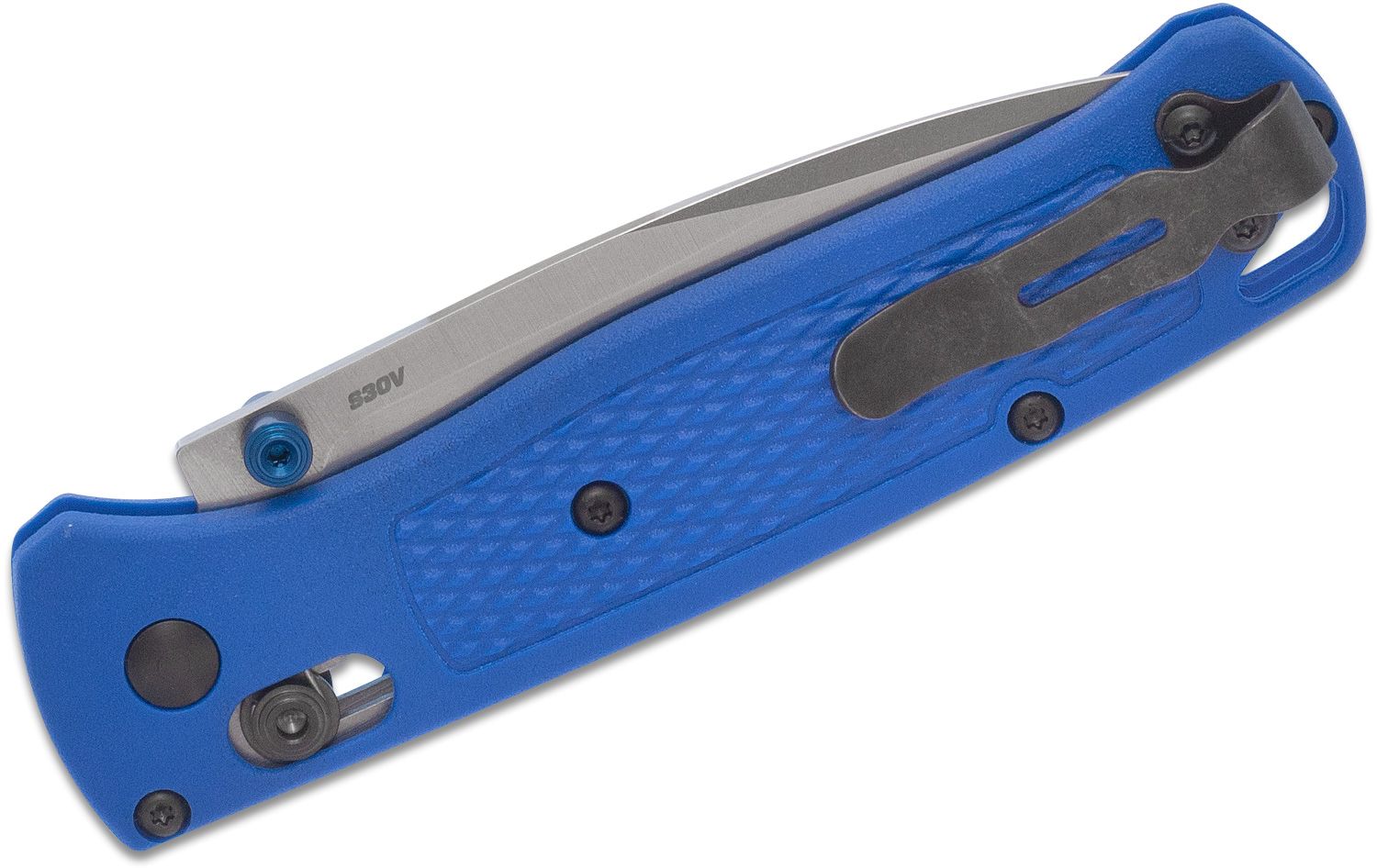 Benchmade - 535 - Bugout - Folding Knife - S30V Satin Drop Point - Grivory - Blue - Image 15