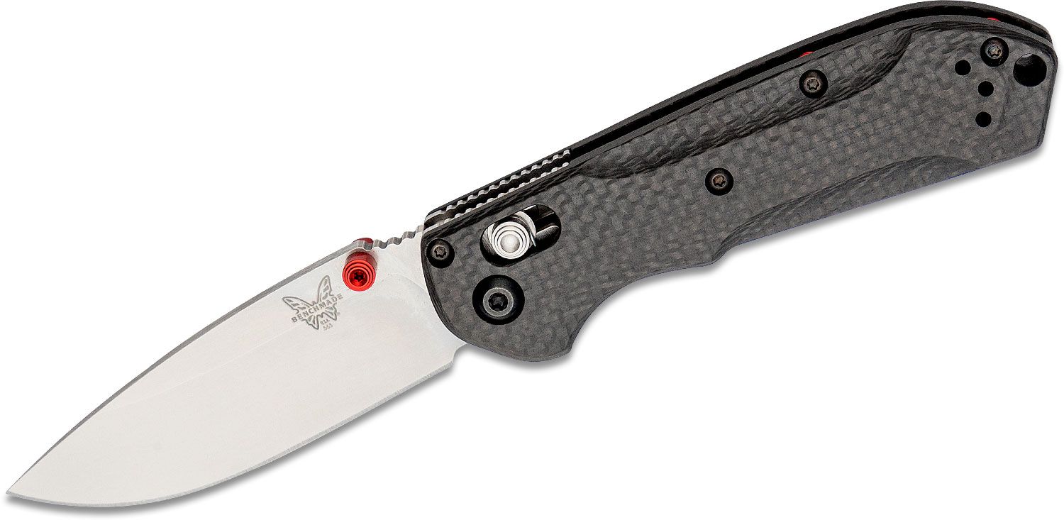 Benchmade - 565-1 - Mini Freek - Folding Knife - S90V Stonewash Drop Point - Carbon Fiber - Black - Image 14