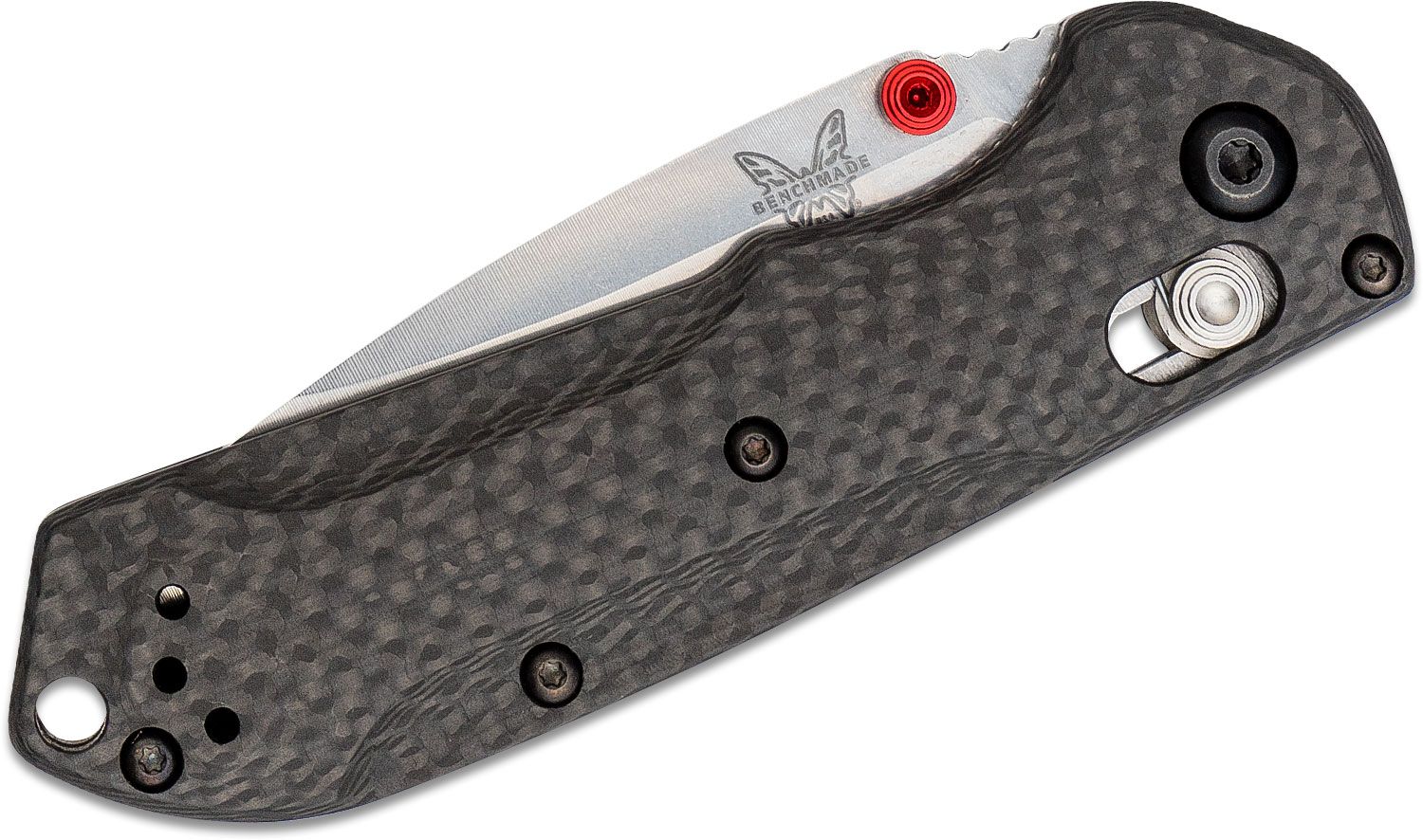 Benchmade - 565-1 - Mini Freek - Folding Knife - S90V Stonewash Drop Point - Carbon Fiber - Black - Image 15