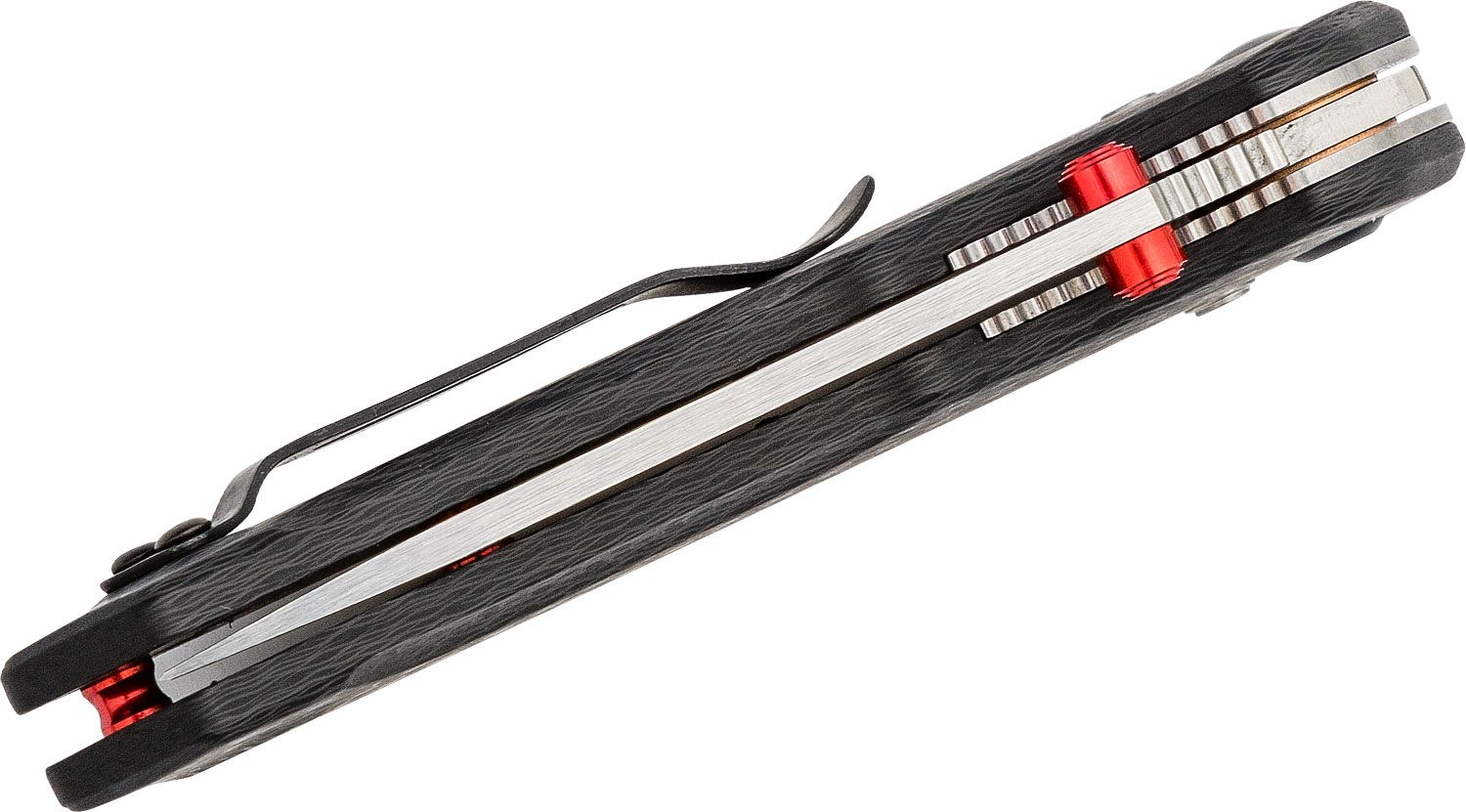 Benchmade - 565-1 - Mini Freek - Folding Knife - S90V Stonewash Drop Point - Carbon Fiber - Black - Image 17