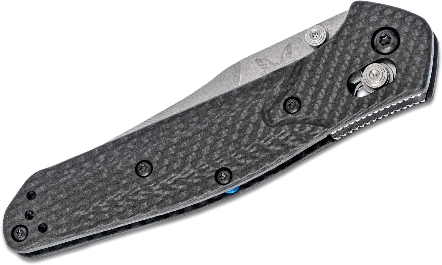 Benchmade - 940-1 - Osborne - Folding Knife - S90V Stonewash Reverse Tanto - Carbon Fiber - Black - Image 16