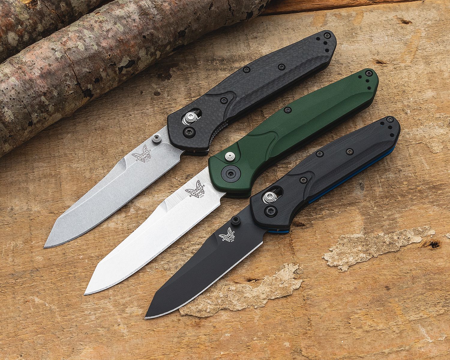 Benchmade - 940-1 - Osborne - Folding Knife - S90V Stonewash Reverse Tanto - Carbon Fiber - Black - Image 20