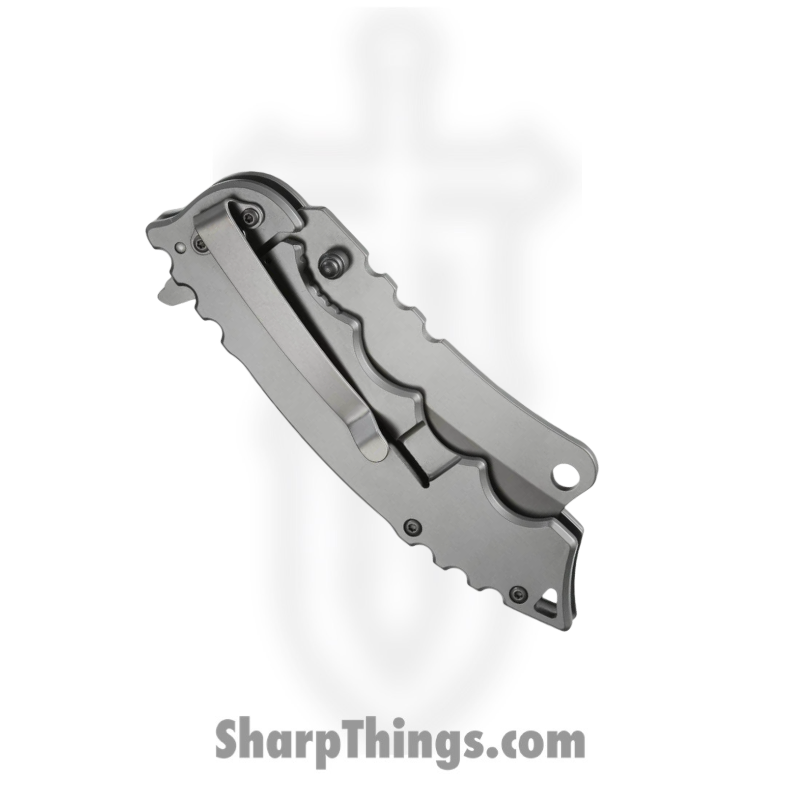 Boker Magnum - BOM01RY217 - Mortem - Folding Knife - 440A SS Satin - Stainless Steel - Gray - Image 4