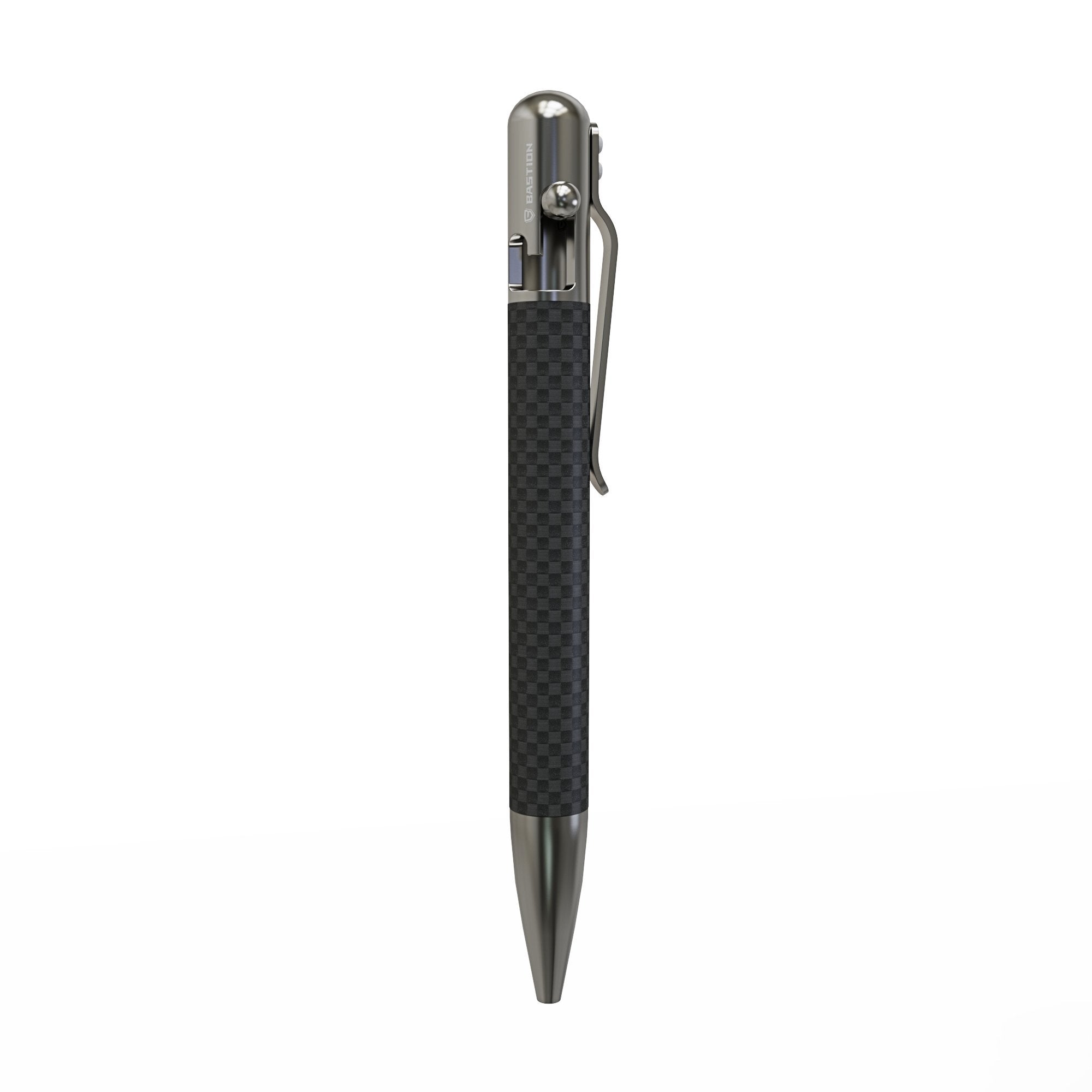 Bastion - BSTN224 - EDC Bolt Action Pen - Stainless Carbon Fiber - Black Gray - Image 13