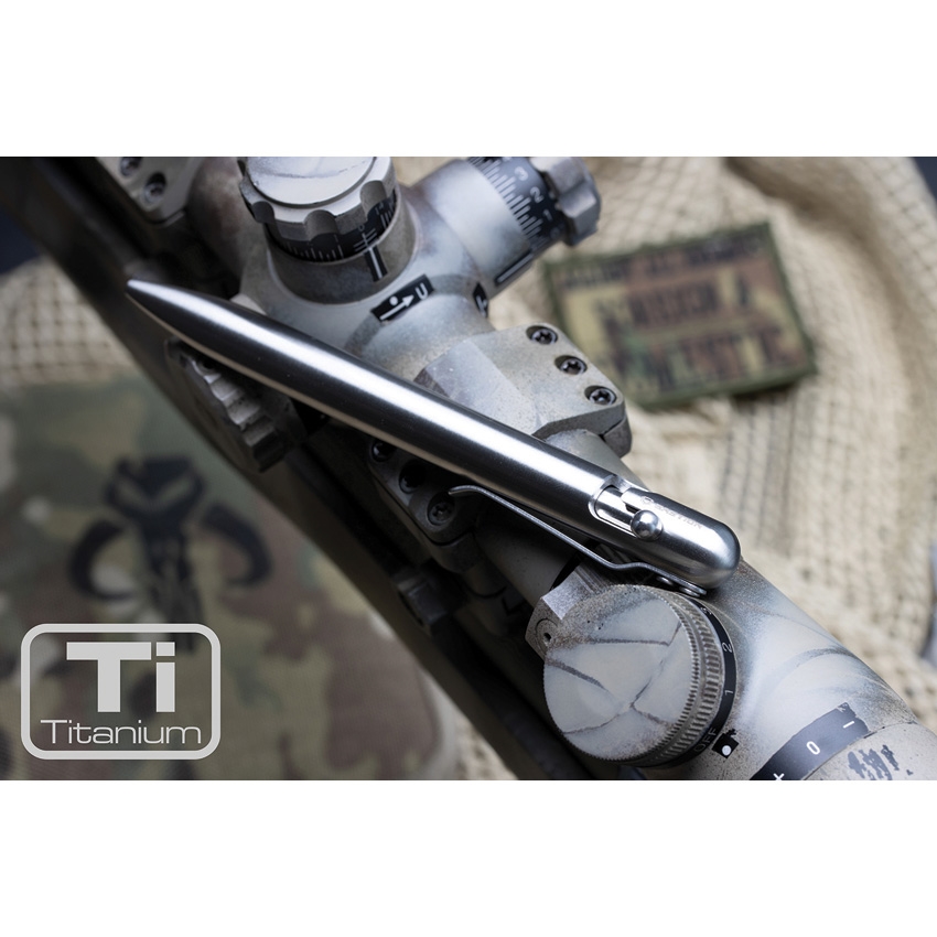 Bastion - BSTN248 - Bolt Action Pen - Titanium - Natural - Image 8