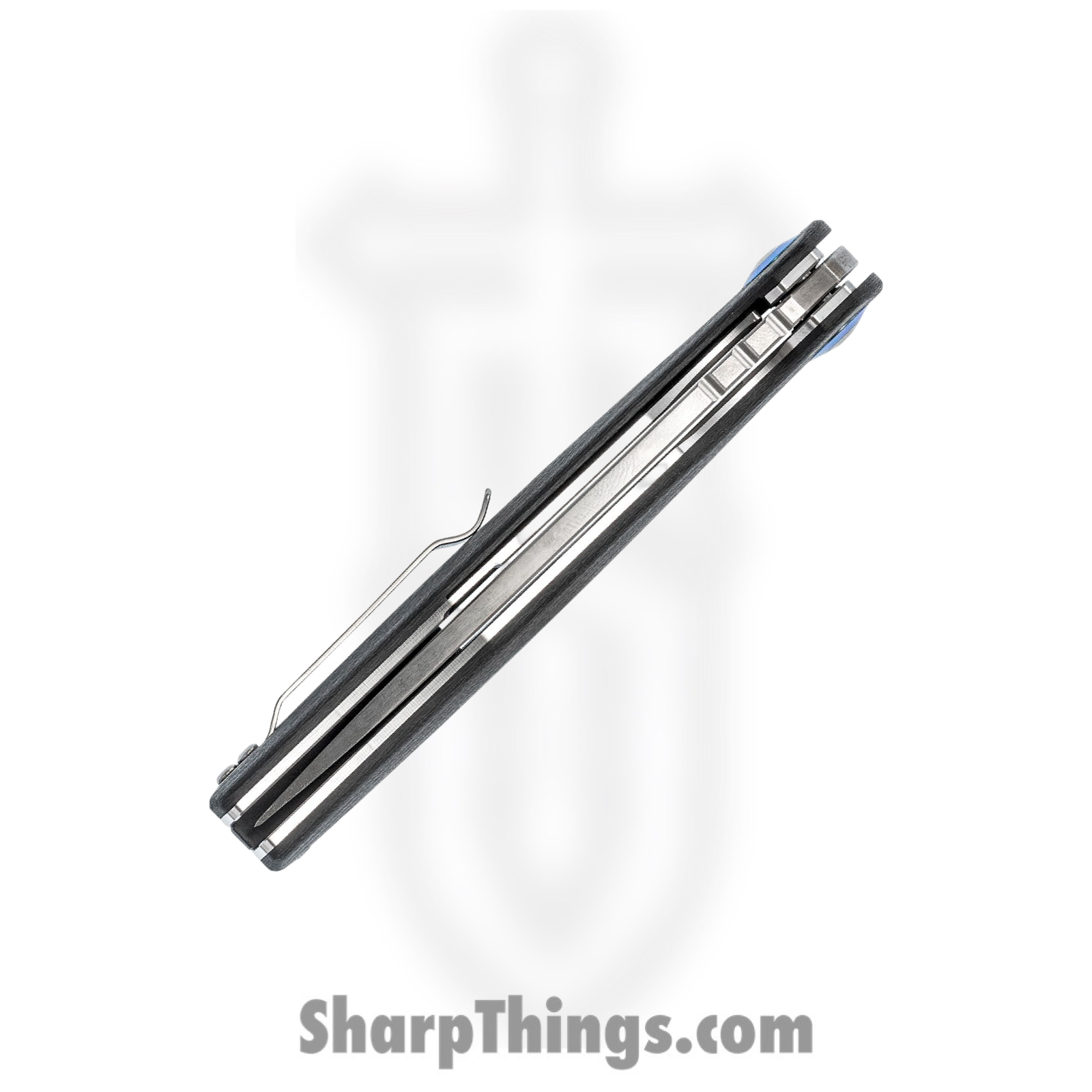 Bestech Knives - BTKG19A - Ascot - Folding Knife - D2 Satin Drop Point - G10 Carbon Fiber - Black - Image 10