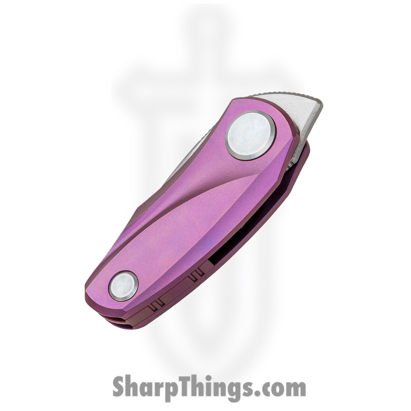 Bestech Knives - BTKT1912C - Tulip - Folding Knife - M390 Two Tone Tanto - Titanium - Purple - Image 6