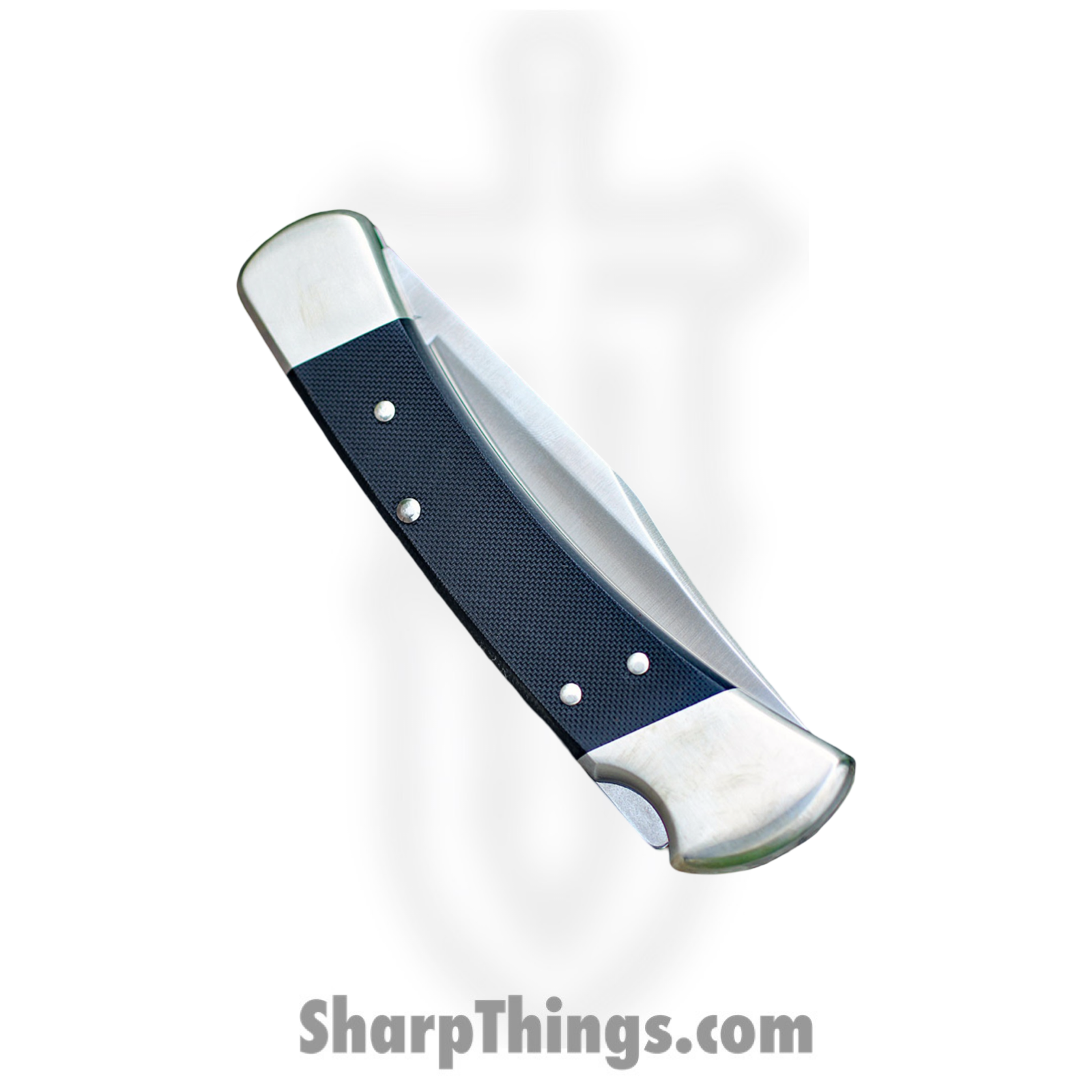 Buck - BU110BKSA-B - Auto Elite 110 - Automatic Knife - CPM S30V Satin Clip Point - G10 - Black - Image 11