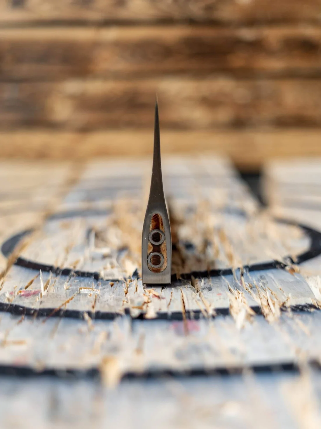 World Axe Throwing League - WATL007 - Queen of Hearts Throwing Axe - 1045 Carbon Steel - American Hickory - Round - Image 9