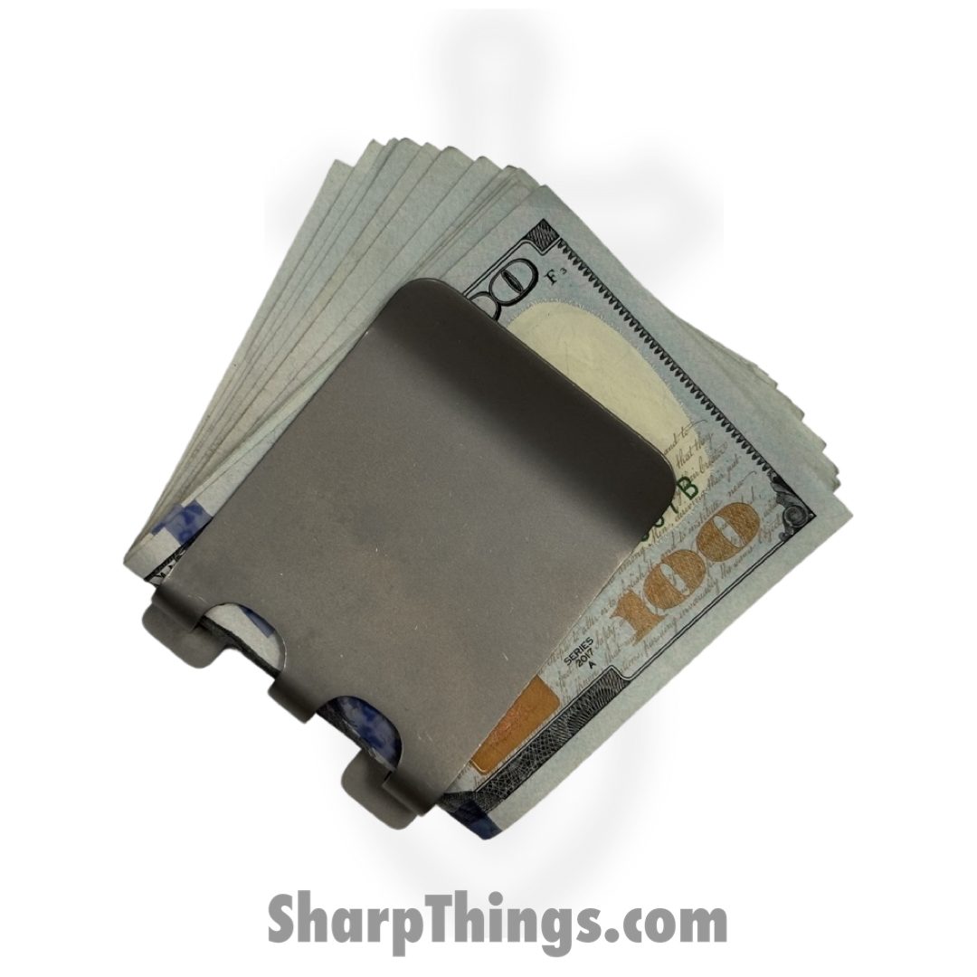 Chaves Knives - WAL/TIFCC/SW - Ti-Fold Wallet Cash and Card - Titanium - Image 12