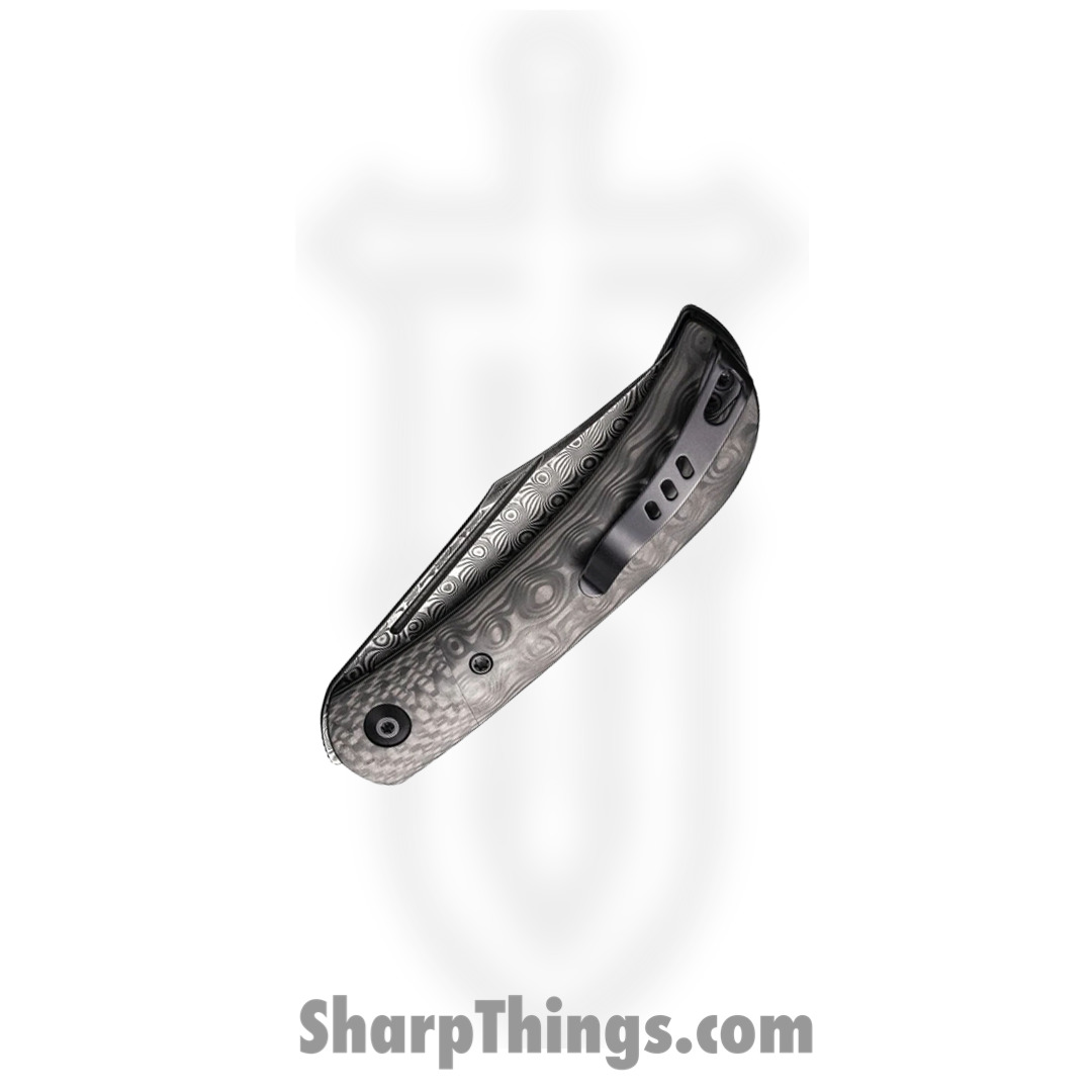 CIVIVI Knives - C19010C-DS3 - Appalachian Drifter II - CF Front Flipper - Damascus Clip Point - Image 15