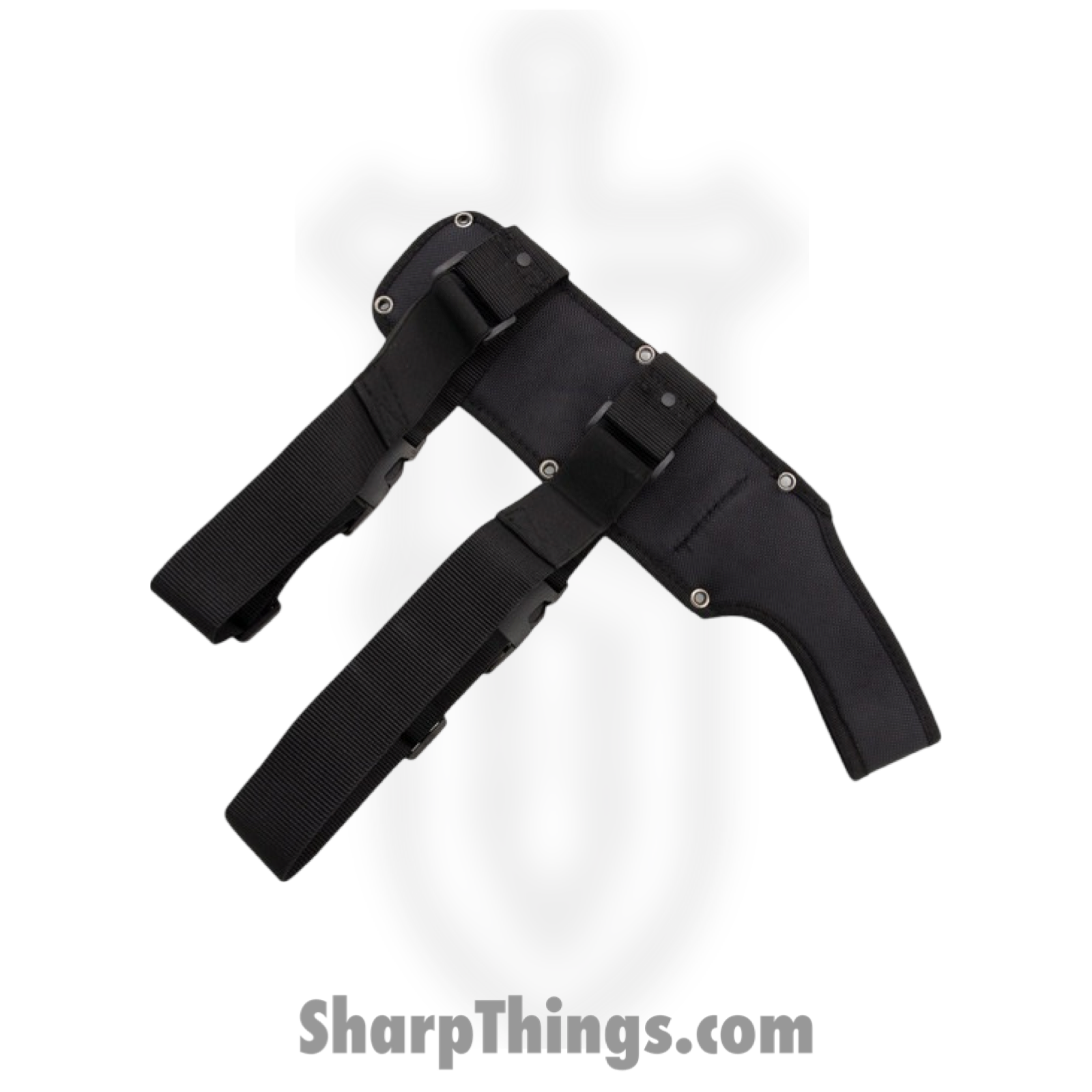 Combat Ready - CBRCBC01 - Cuma Battle - Fixed Blade Knife - 5140 Alloy Steel Black Cleaver - G10 - Black - Image 8