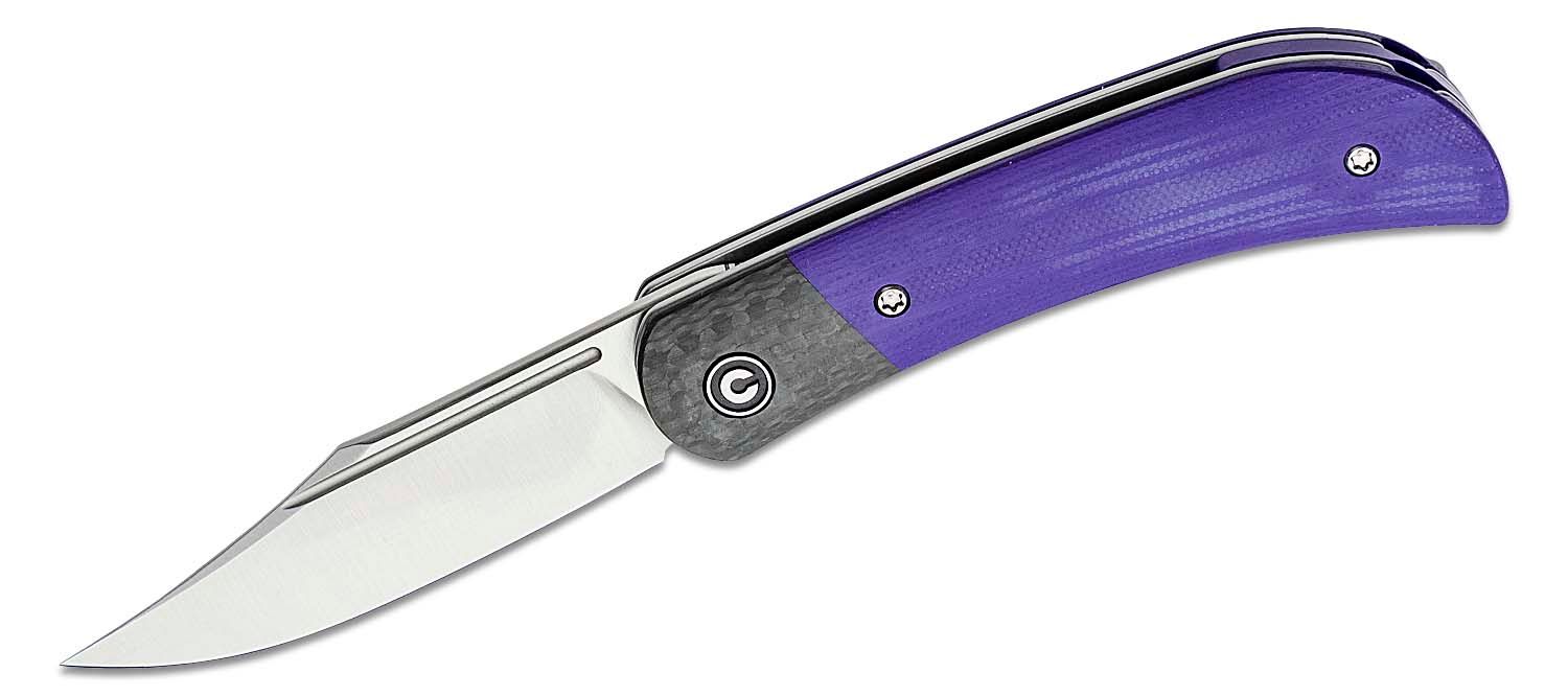 Civivi - CIVC19010C3 - Appalachian Drifter II Front Flipper Knife - Nitro-V G10 - Purple - Image 15