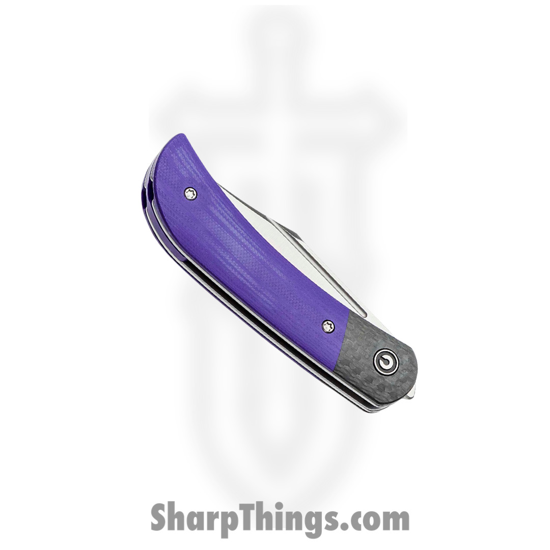 Civivi - CIVC19010C3 - Appalachian Drifter II Front Flipper Knife - Nitro-V G10 - Purple - Image 12