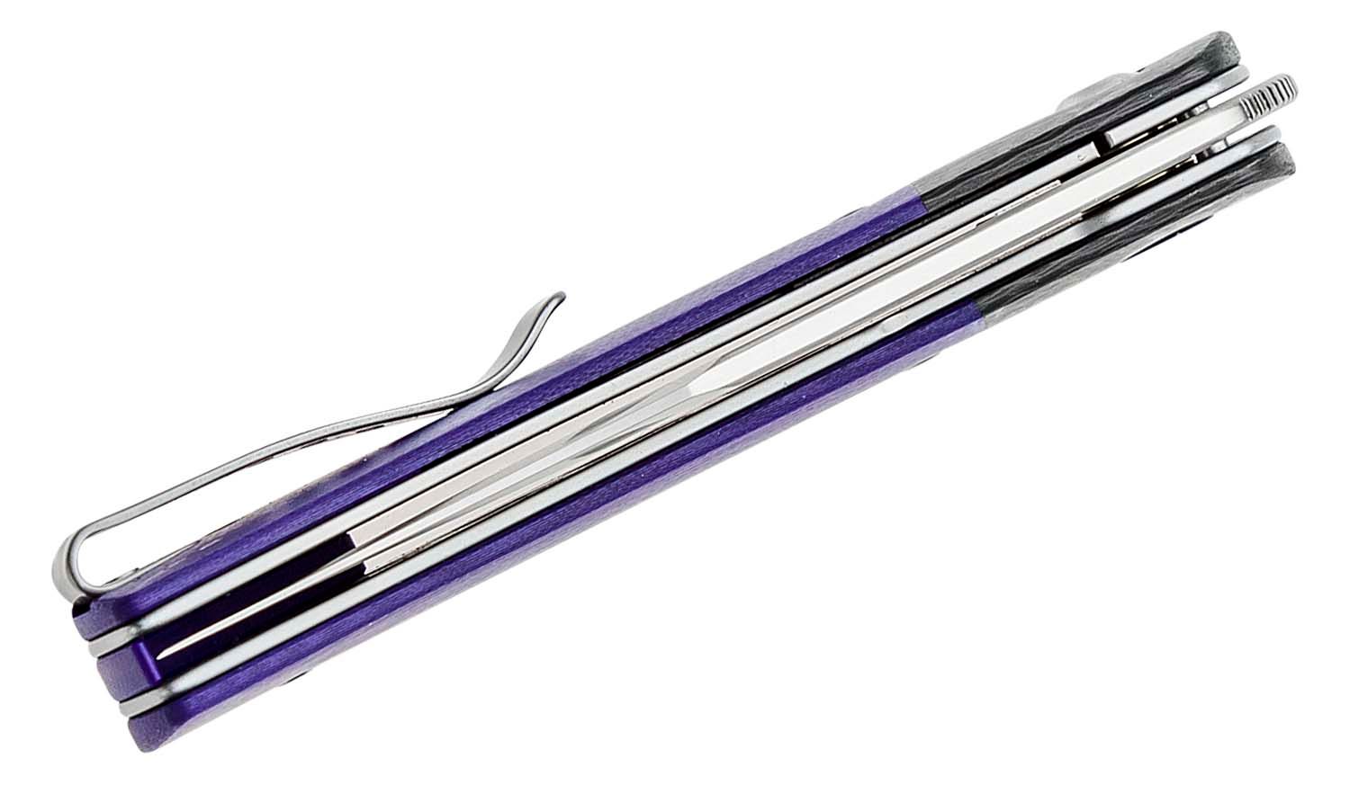 Civivi - CIVC19010C3 - Appalachian Drifter II Front Flipper Knife - Nitro-V G10 - Purple - Image 18