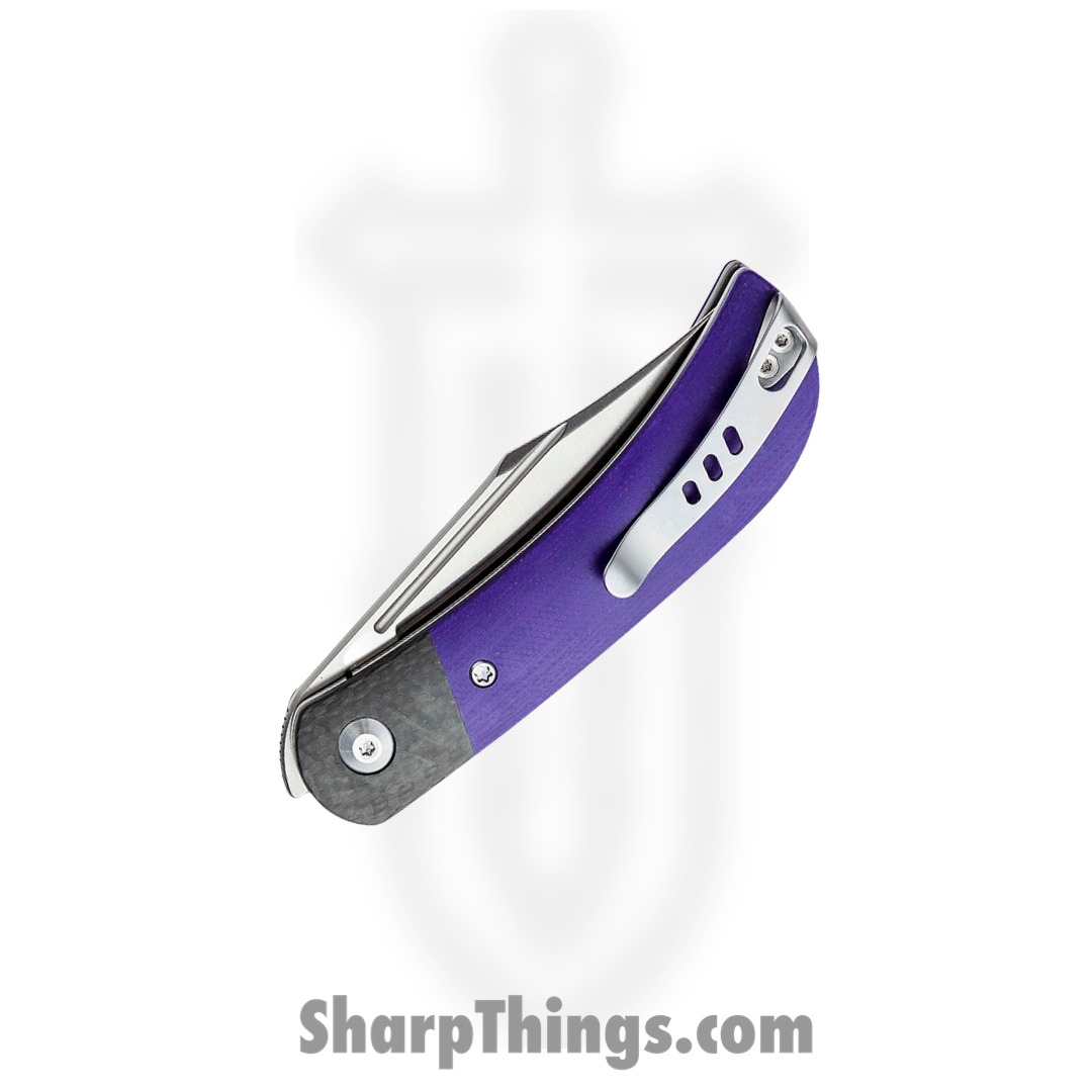 Civivi - CIVC19010C3 - Appalachian Drifter II Front Flipper Knife - Nitro-V G10 - Purple - Image 13