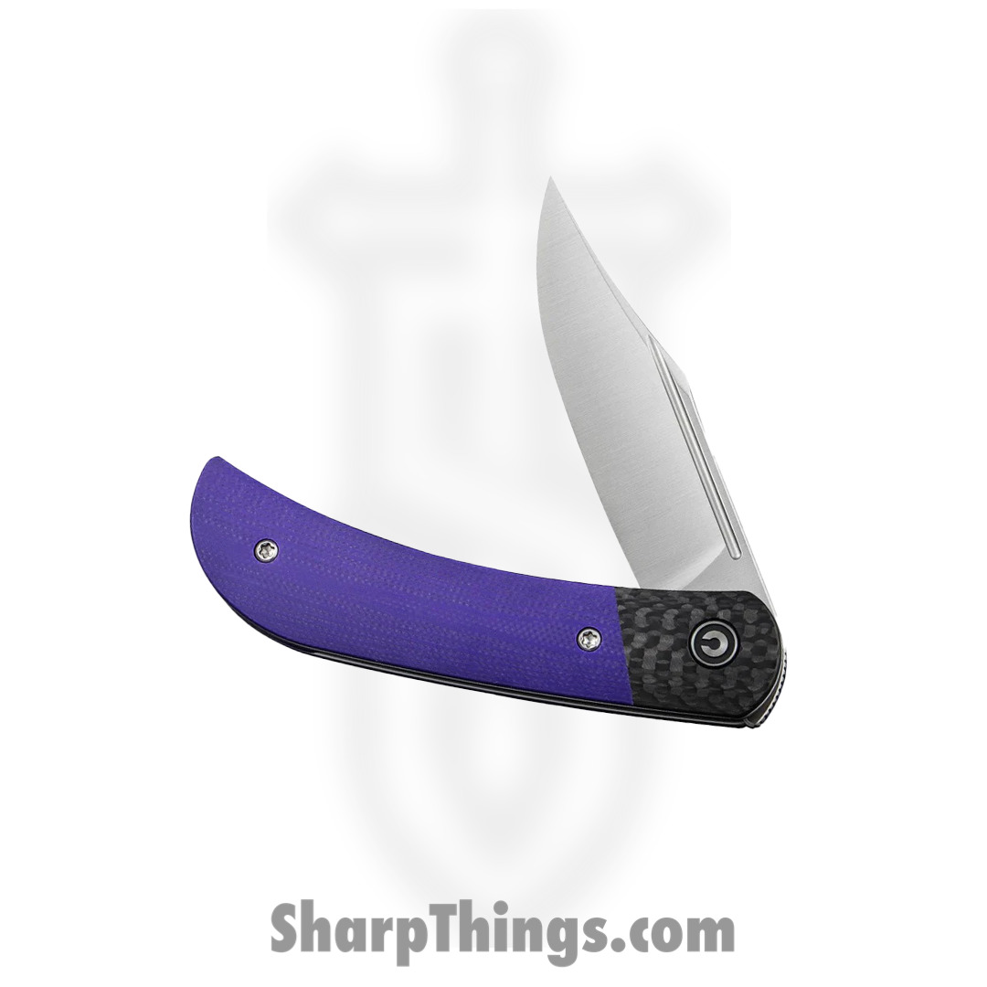 Civivi - CIVC19010C3 - Appalachian Drifter II Front Flipper Knife - Nitro-V G10 - Purple - Image 14
