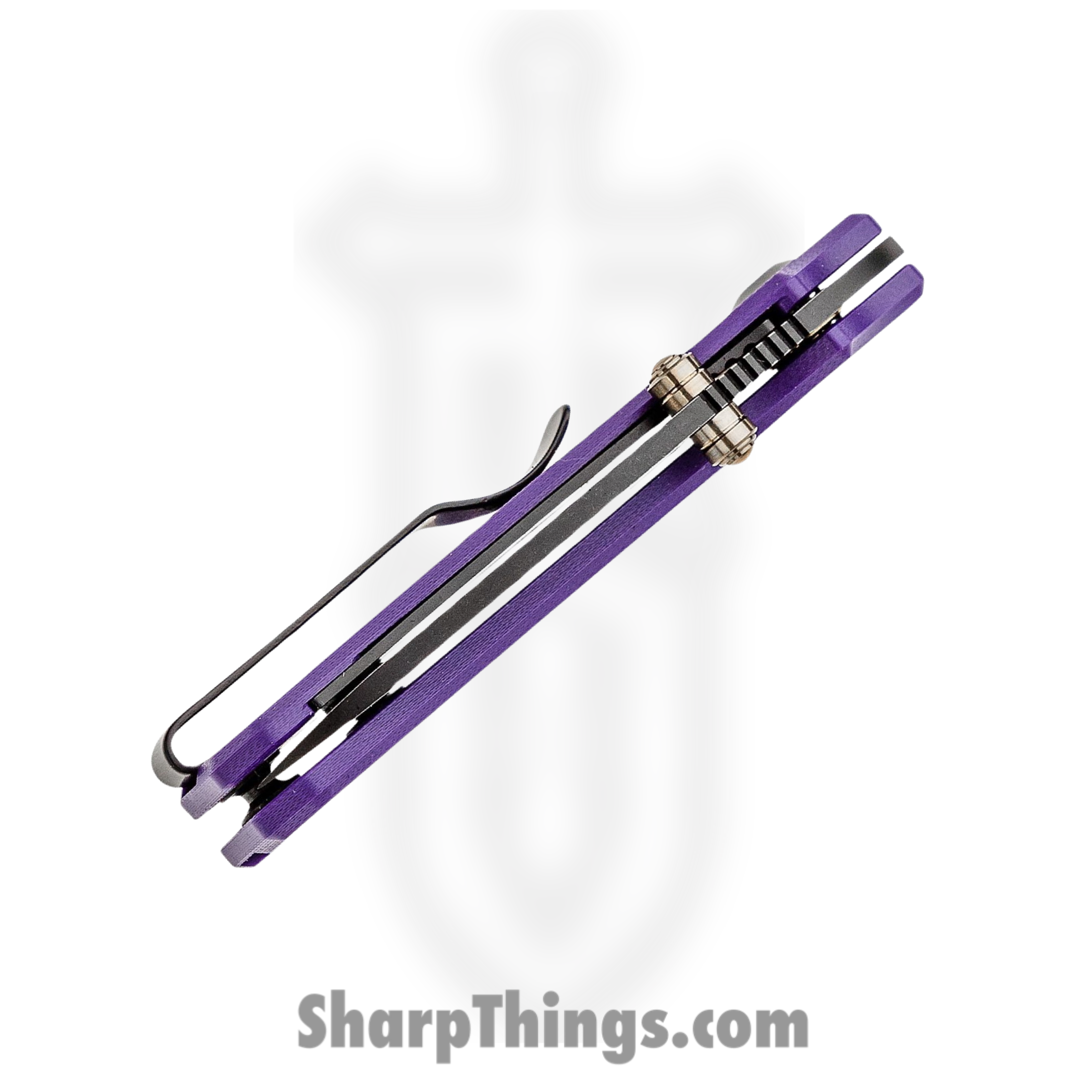 Civivi - CIVC19068S4 - Baby Banter Linerlock - Folding Knife - Nitro-V Black Stonewash Spear Point - G10 - Purple - Image 12