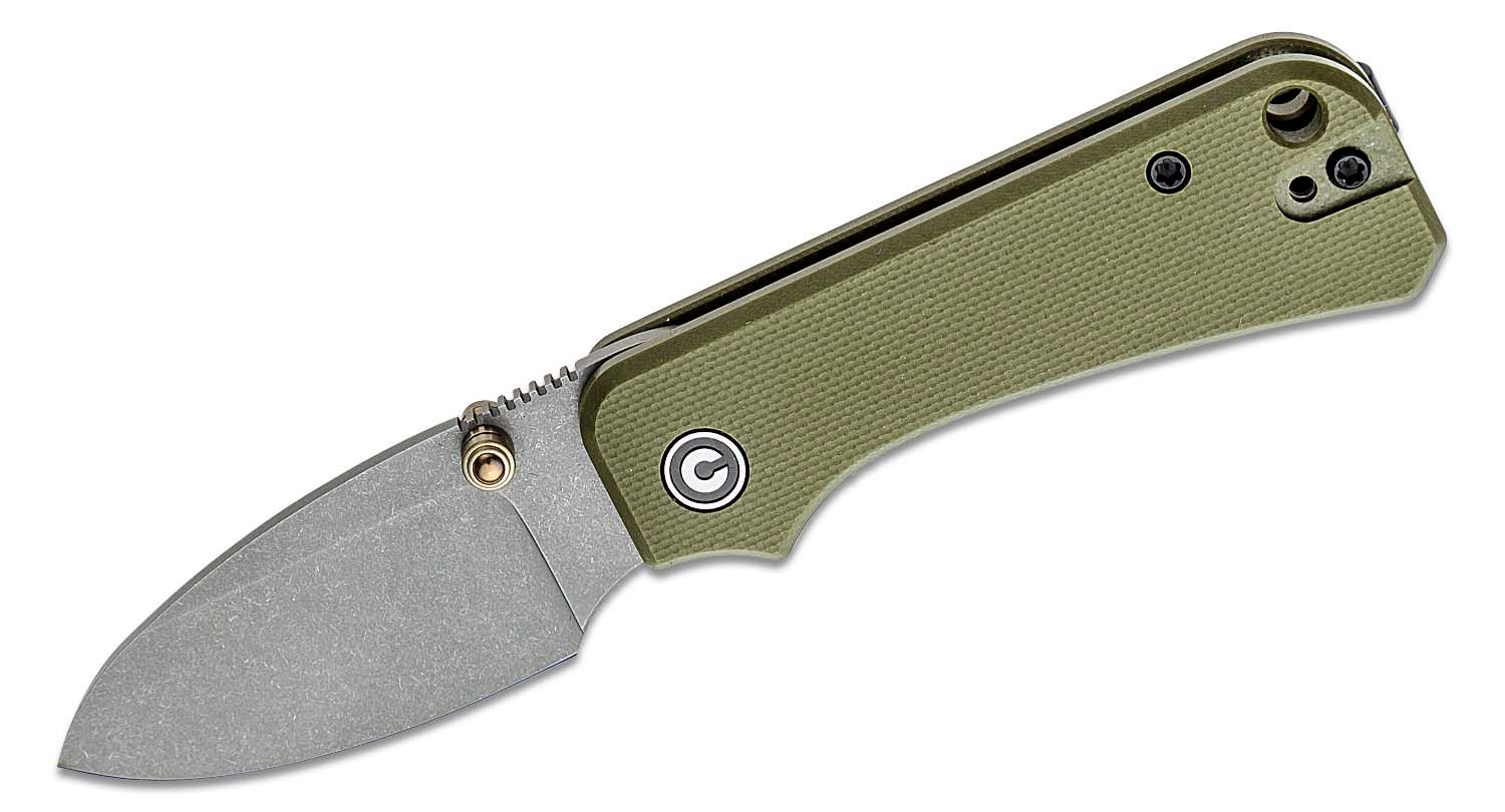 Civivi - CIVC19068S5 - Ben Petersen Baby Banter Folding Knife - Nitro-V Stainless G10 - Green - Image 15