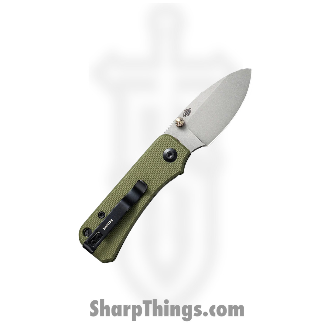 Civivi - CIVC19068S5 - Ben Petersen Baby Banter Folding Knife - Nitro-V Stainless G10 - Green - Image 11