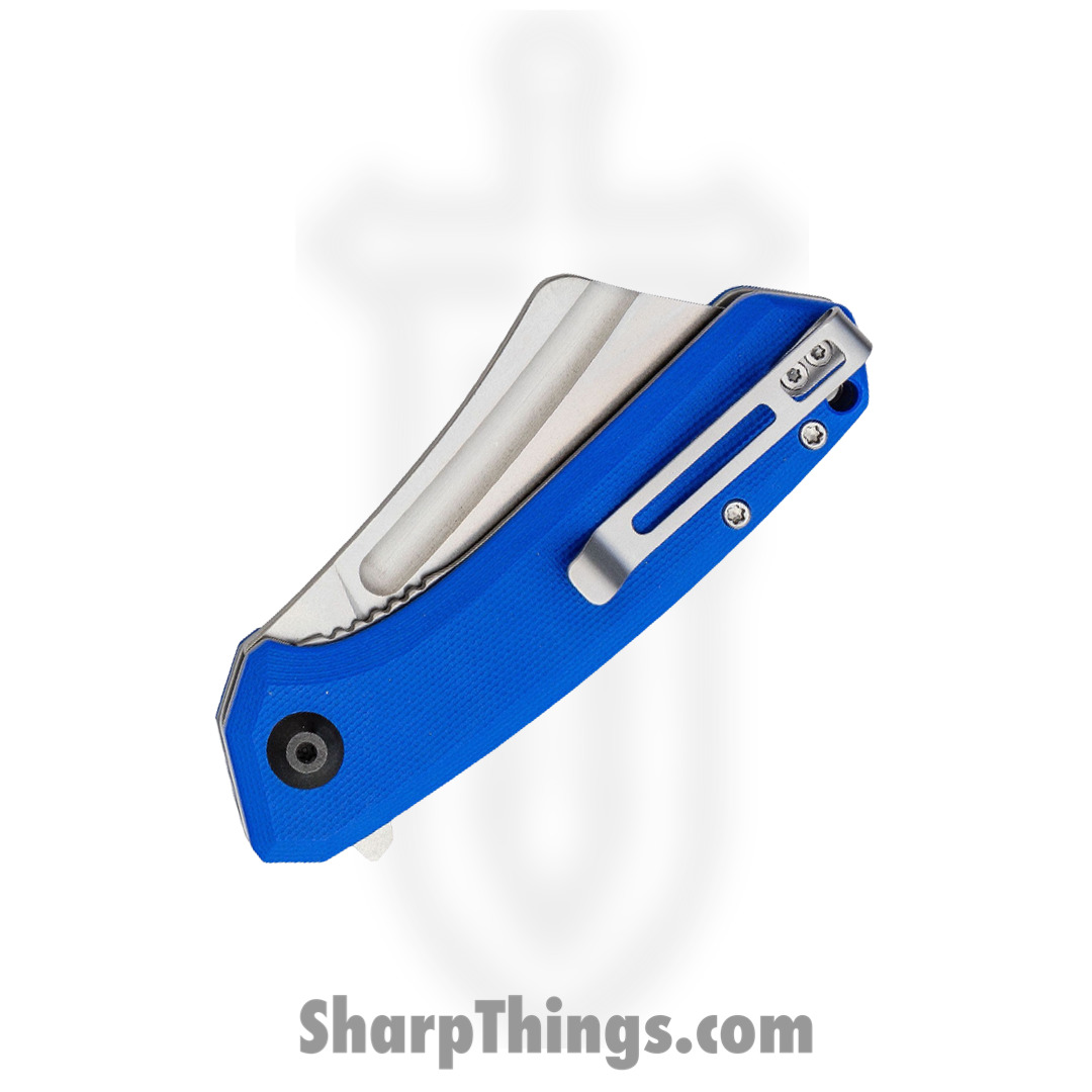 Civivi - CIVC2004B - Mini Bullmastiff Cleaver Flipper Knife - 9Cr18MoV G10 - Blue - Image 12