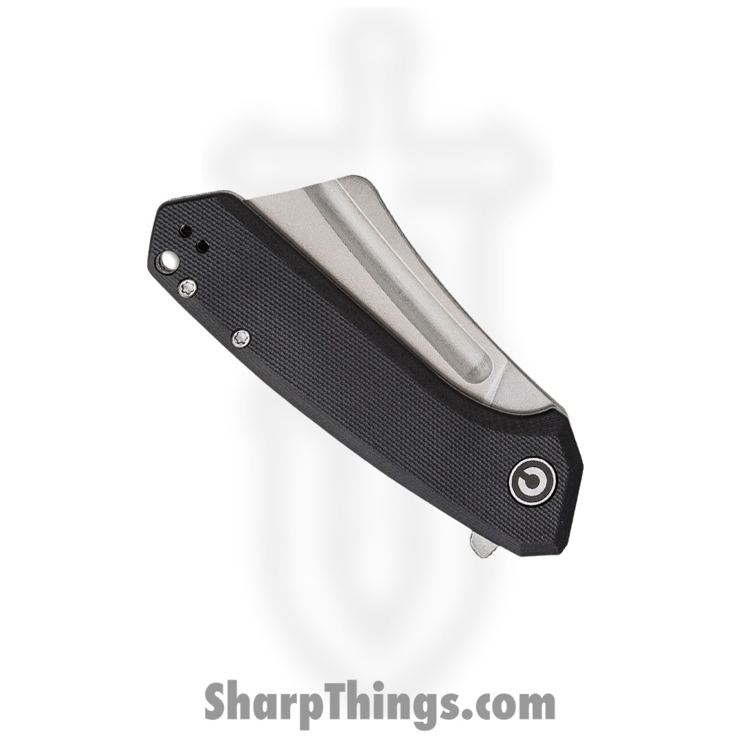 Civivi - CIVC2004C - Mini Bullmastiff Cleaver Flipper Knife - 9Cr18MoV G10 - Black - Image 11