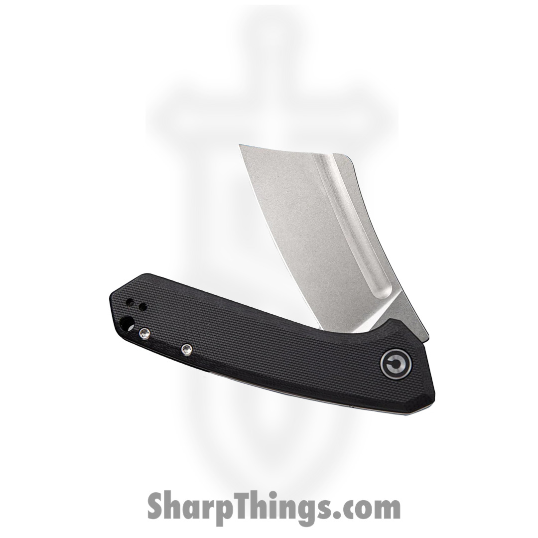 Civivi - CIVC2004C - Mini Bullmastiff Cleaver Flipper Knife - 9Cr18MoV G10 - Black - Image 13