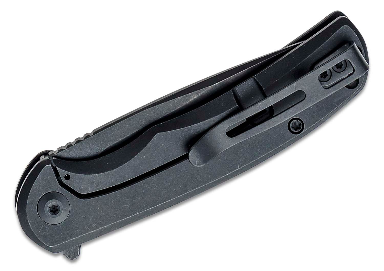 Civivi - CIVC2110C - NOx Stonewashed Drop Point Flipper Knife - Nitro-V - Black - G10 - Image 17