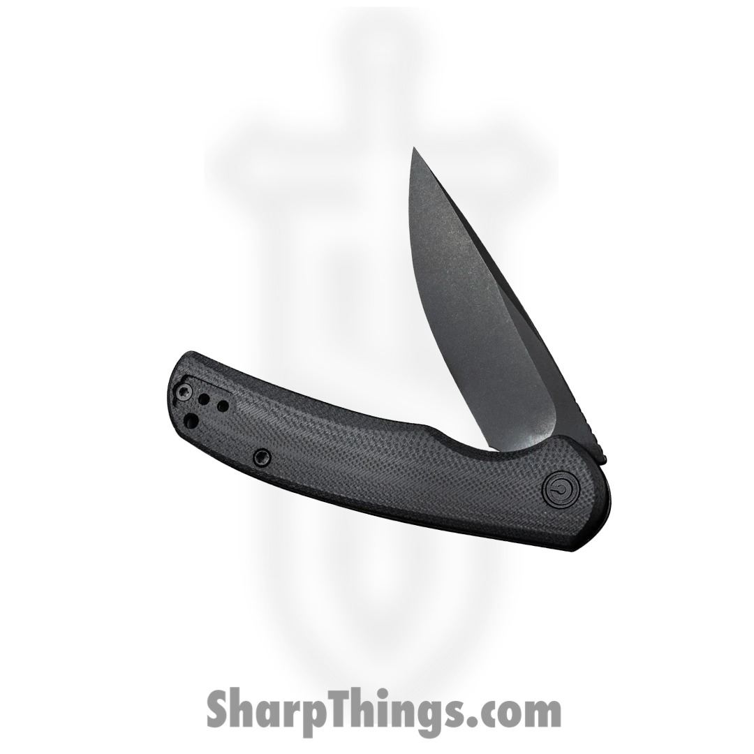Civivi - CIVC2110C - NOx Stonewashed Drop Point Flipper Knife - Nitro-V - Black - G10 - Image 14