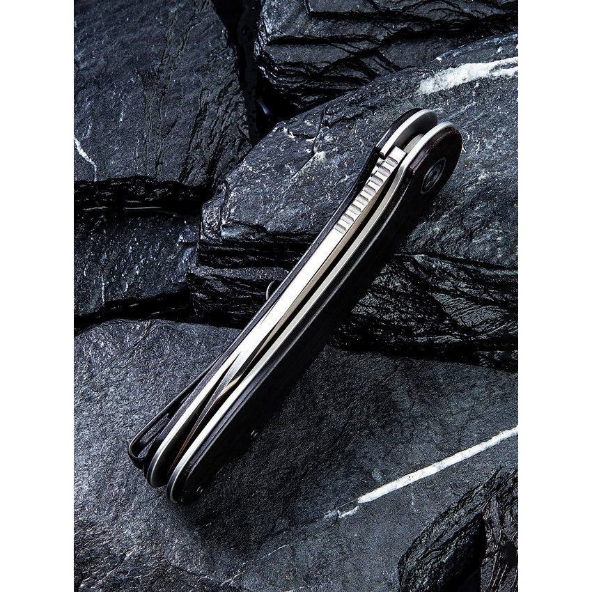 Civivi - Elementum - CIVC907D - Linerlock Folding Knife - D2 Ebony Wood - Black - Image 15