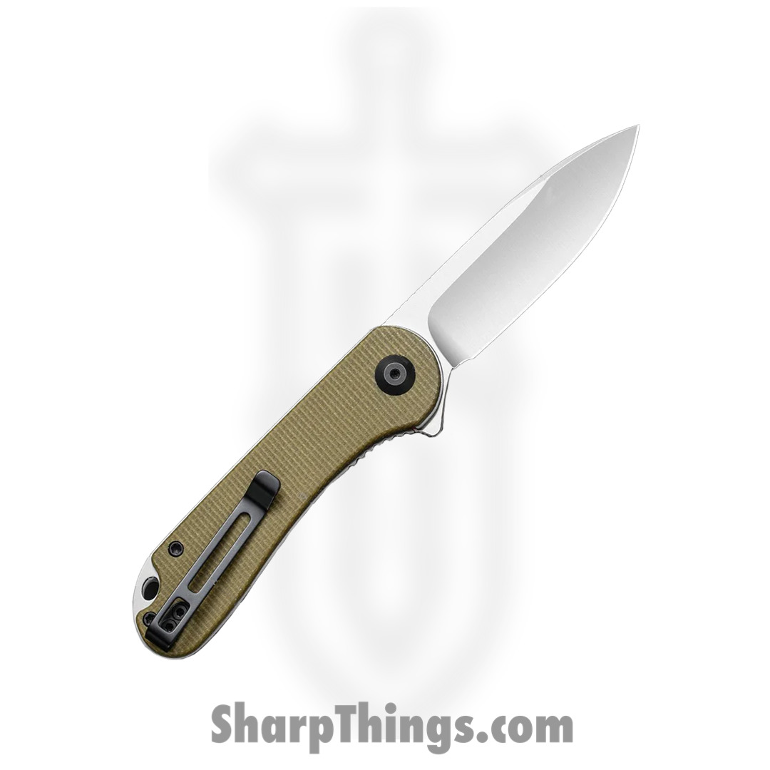 Civivi - CIVC907S - Elementum Linerlock - Folding Knife - D2 Satin Drop Point - Micarta - Olive - Image 10