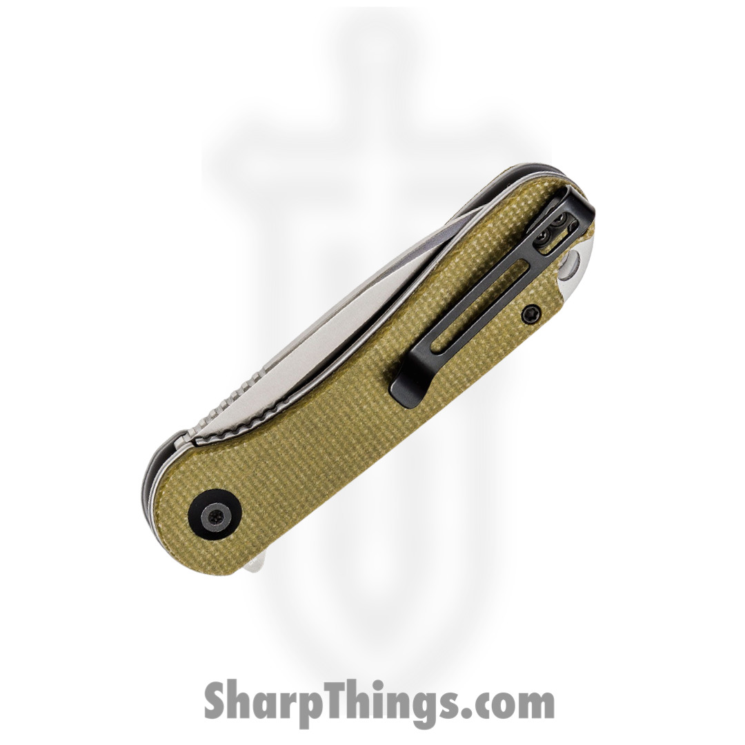 Civivi - CIVC907S - Elementum Linerlock - Folding Knife - D2 Satin Drop Point - Micarta - Olive - Image 12