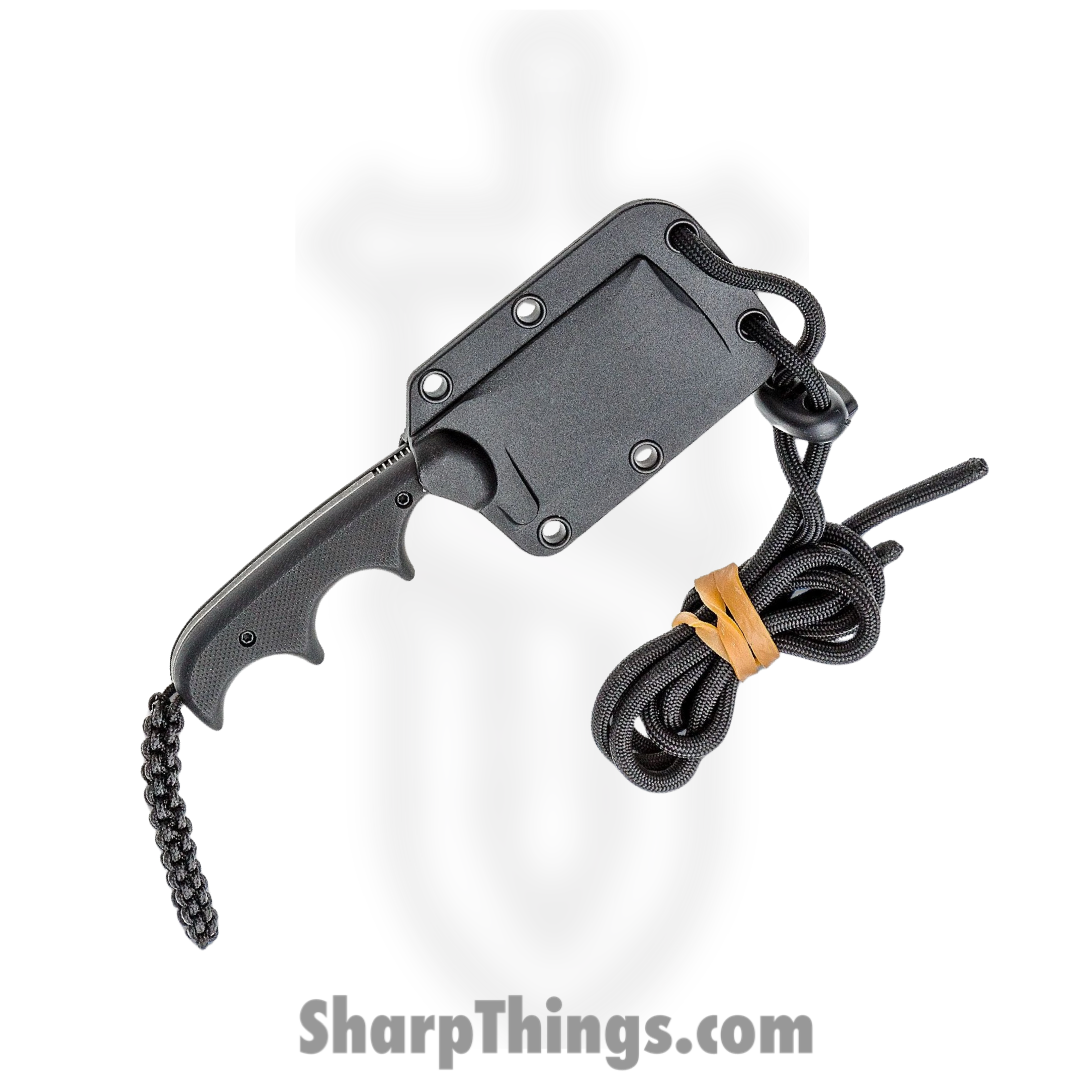 CRKT - 2383K - Minimalist Cleaver Blackout - Fixed Blade Knife - 5Cr13MoV Black Stonewash Cleaver - G10 - Black - Image 3