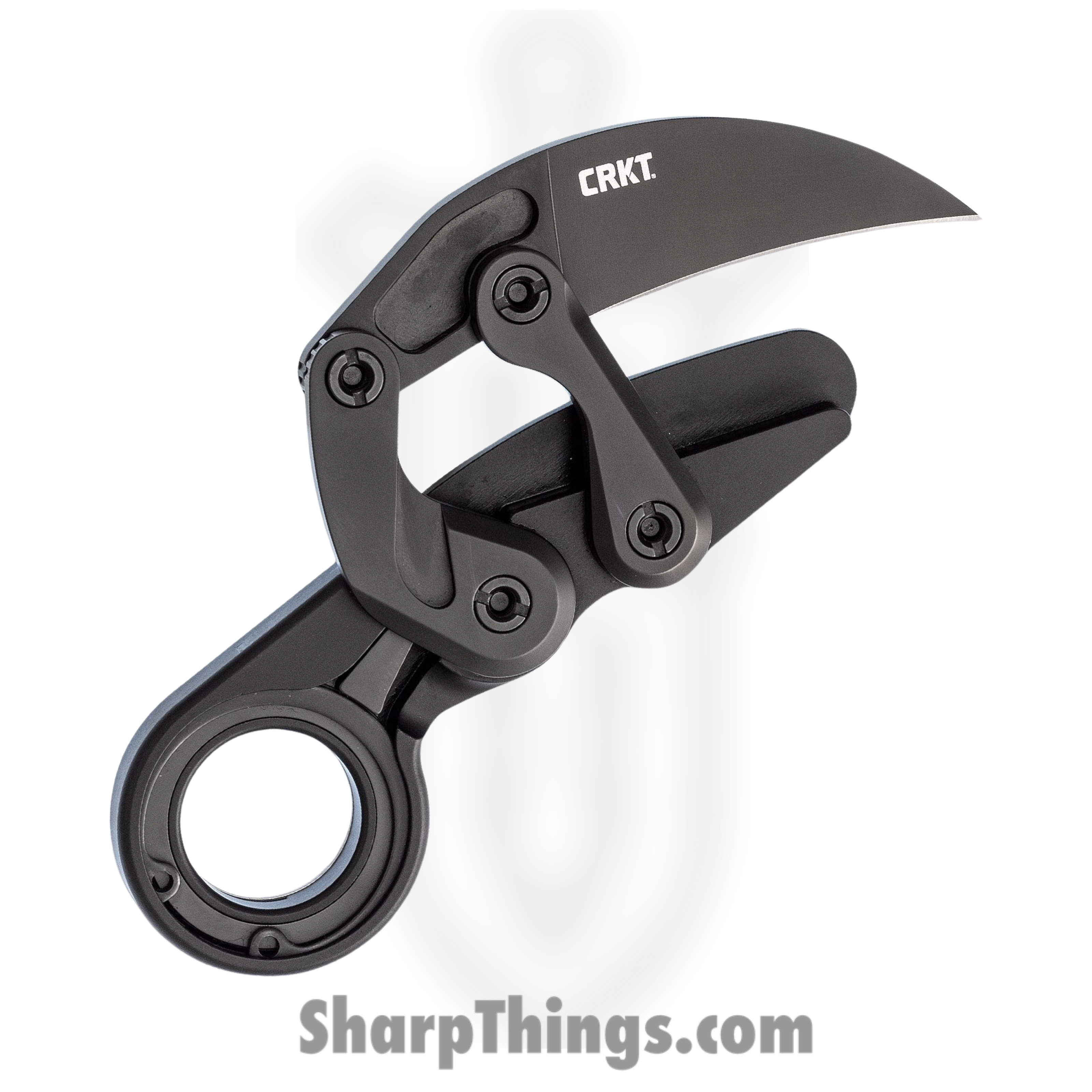 CRKT - 4040 - Provoke Kinematic - Folding Knife - D2 Black TiNi Hawkbill - 6061-T6 Aluminum - Black - Image 6