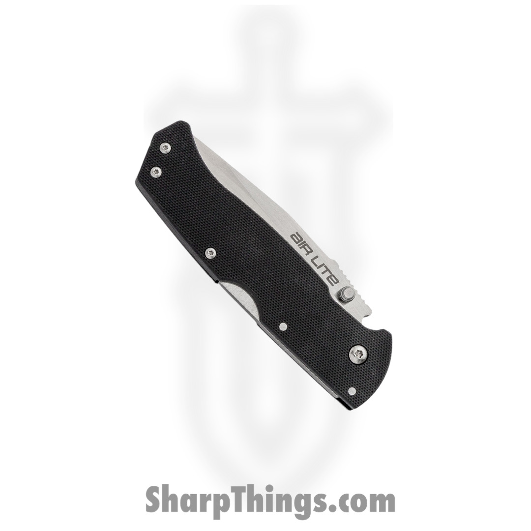 Cold Steel - CS26WT - Air Lite Folding Knife Tanto - Satin AUS-10 - G10 - Black - Image 11