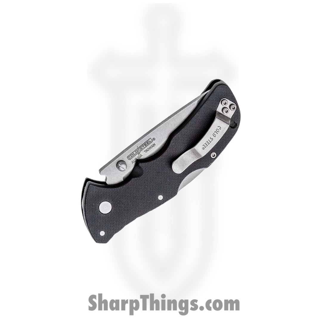 Cold Steel - CS27BAT - Mini Recon 1 - Folding Knife - AUS-10A Stonewash Tanto - GRN - Black - Image 10