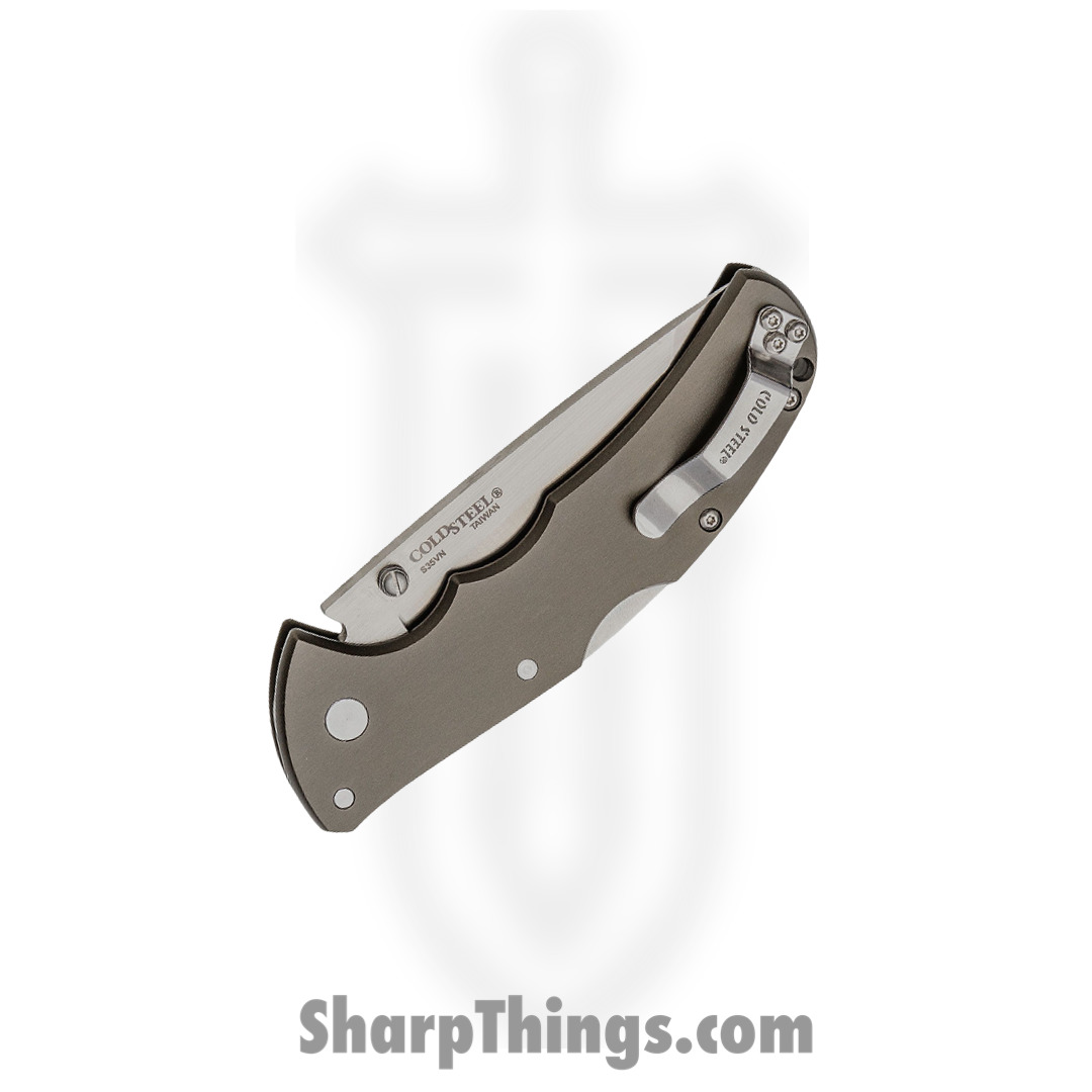 Cold Steel - CS58PT - Code 4 - Folding Knife - S35VN Satin Tanto - 6061-T6 Aluminum - Natural - Image 13