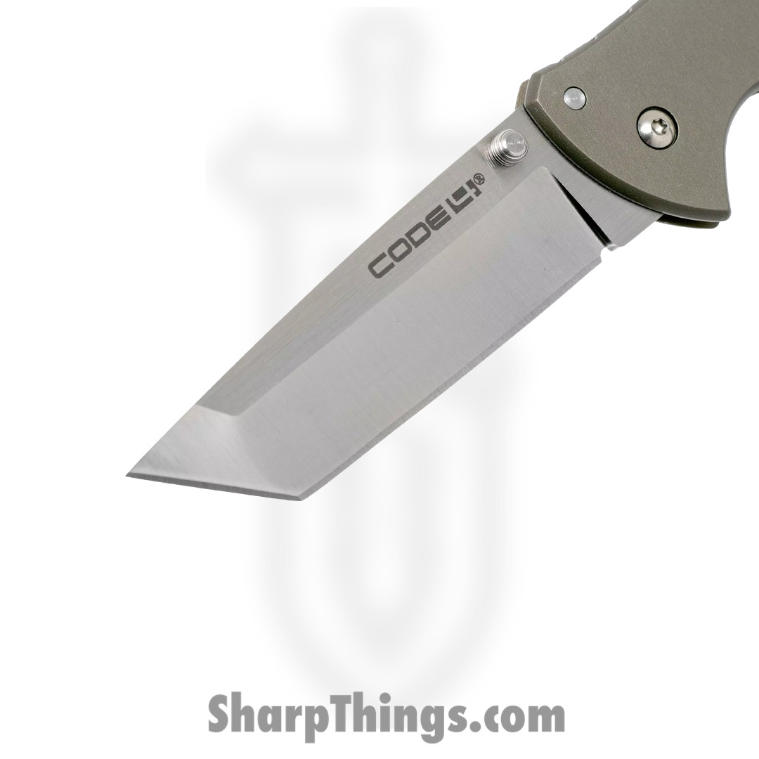 Cold Steel - CS58PT - Code 4 - Folding Knife - S35VN Satin Tanto - 6061-T6 Aluminum - Natural - Image 14