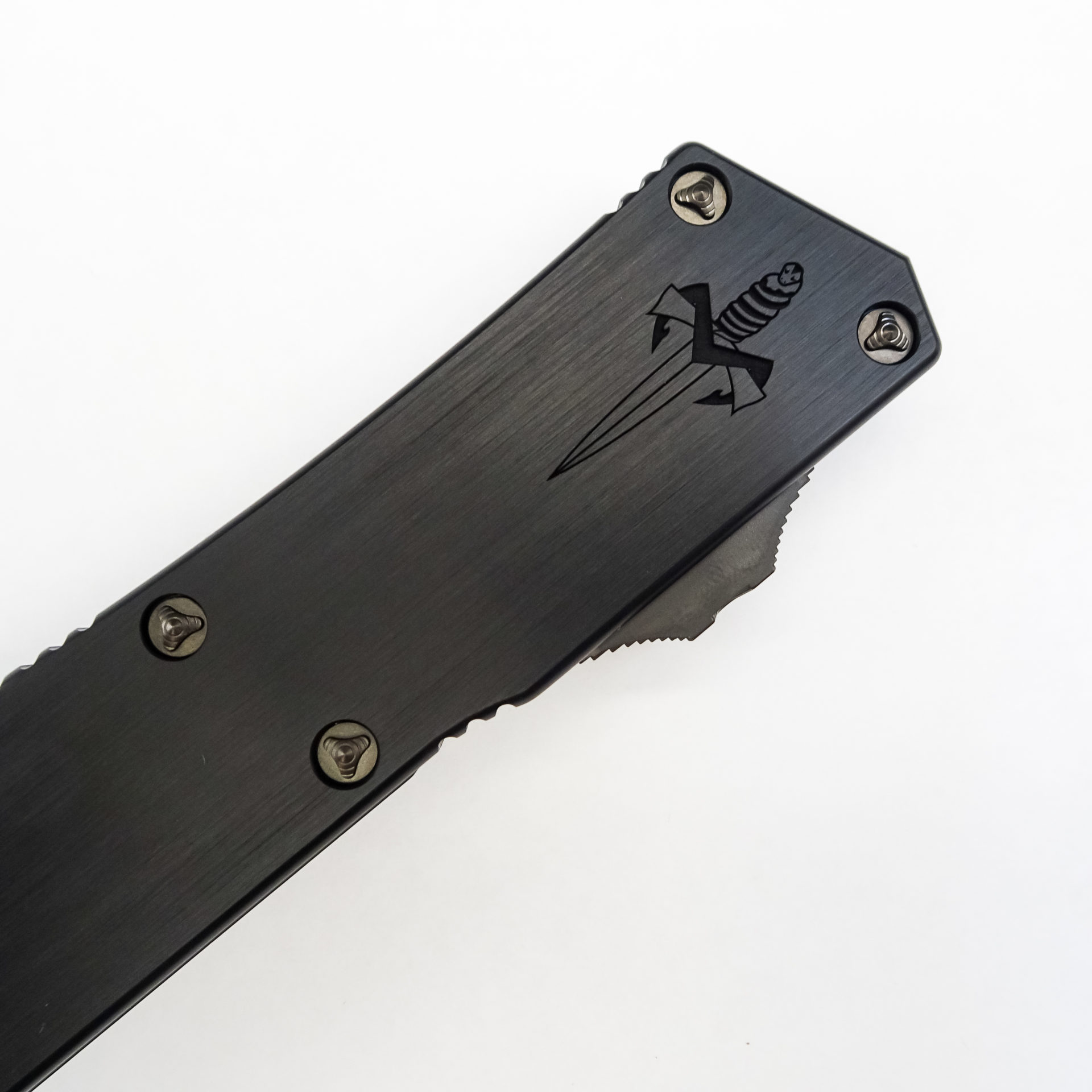Marfione Custom Knives - MFC-Sca-Rep - Marfione Custom Scarab II Auto OTF - Automatic Knife - MFC-Sca-Rep Marfione Custom Scarab II Auto OTF Automatic Knife - Alloy - Black - Image 15