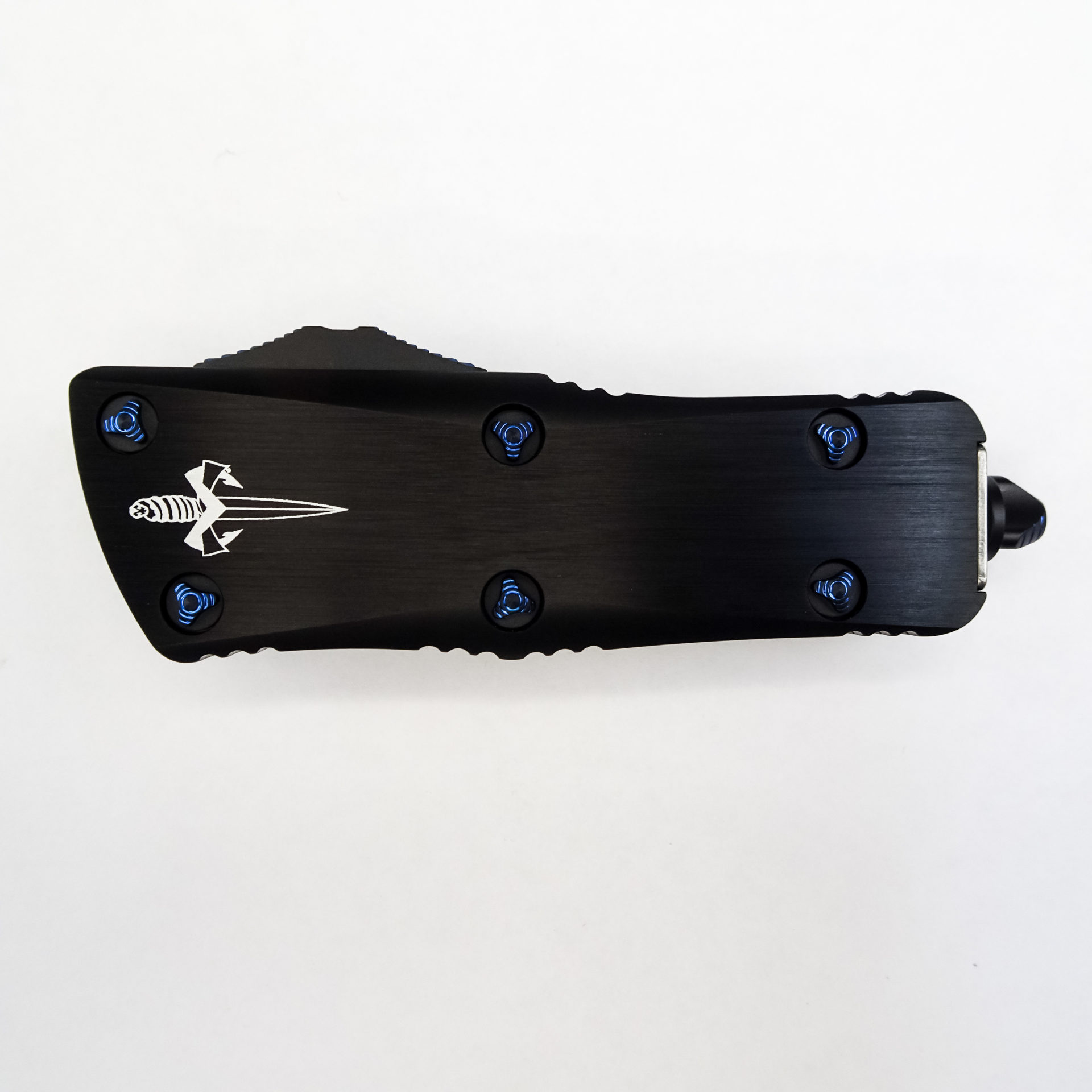 Marfione Custom Knives - MFC-MiniTroo - Marfione Custom Mini Troodon - OTF Auto - MFC-MiniTroo Marfione Custom Mini Troodon OTF Auto - Aluminum - Black - Image 26