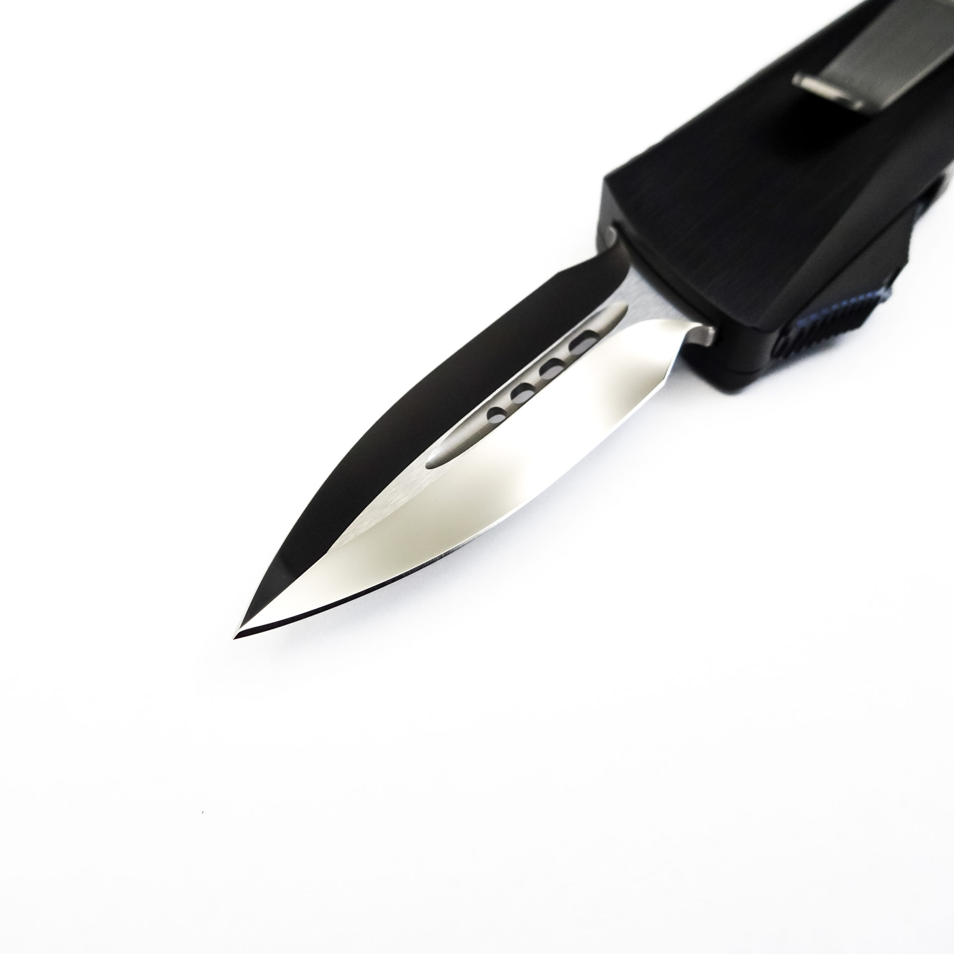 Marfione Custom Knives - MFC-MiniTroo - Marfione Custom Mini Troodon - OTF Auto - MFC-MiniTroo Marfione Custom Mini Troodon OTF Auto - Aluminum - Black - Image 23