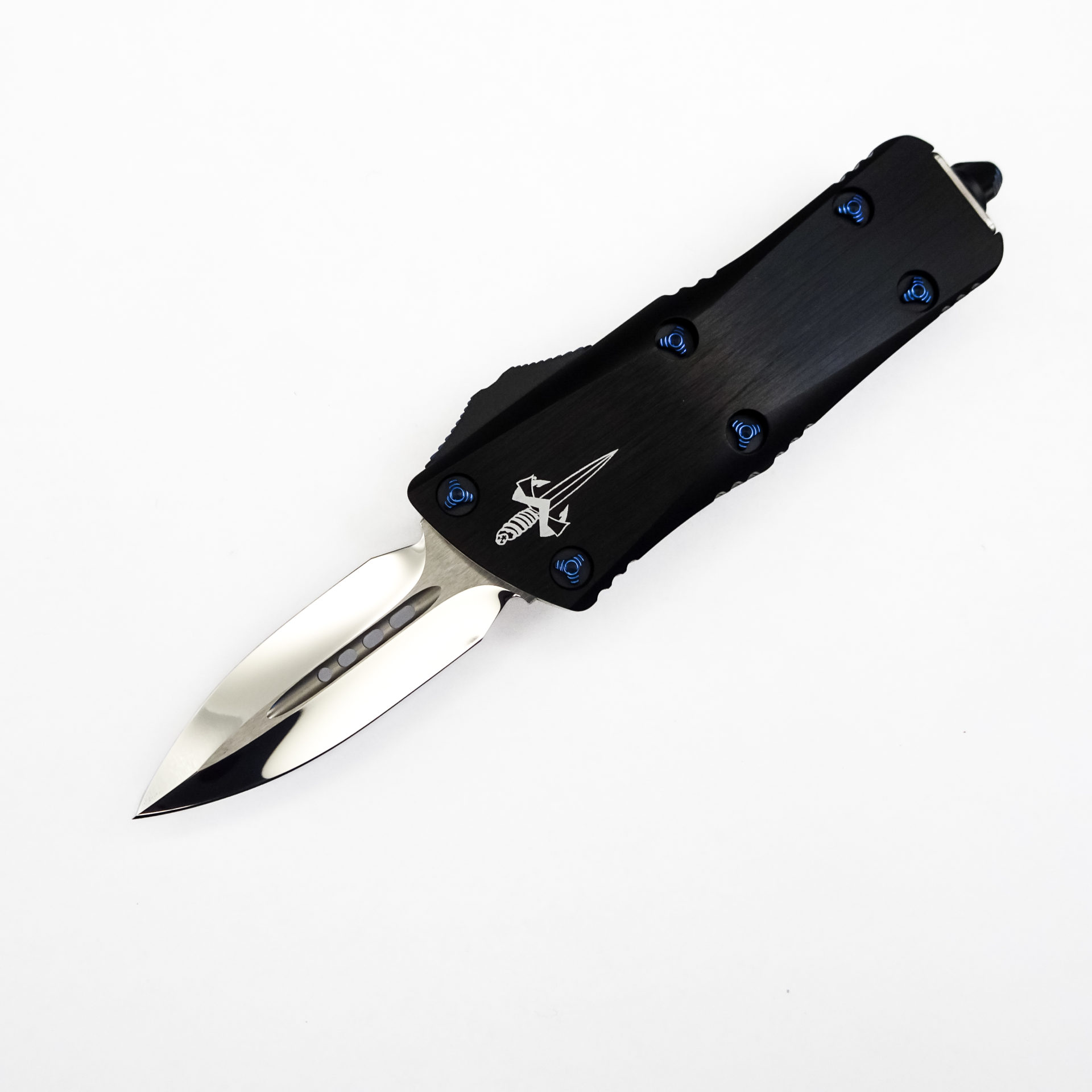 Marfione Custom Knives - MFC-MiniTroo - Marfione Custom Mini Troodon - OTF Auto - MFC-MiniTroo Marfione Custom Mini Troodon OTF Auto - Aluminum - Black - Image 24