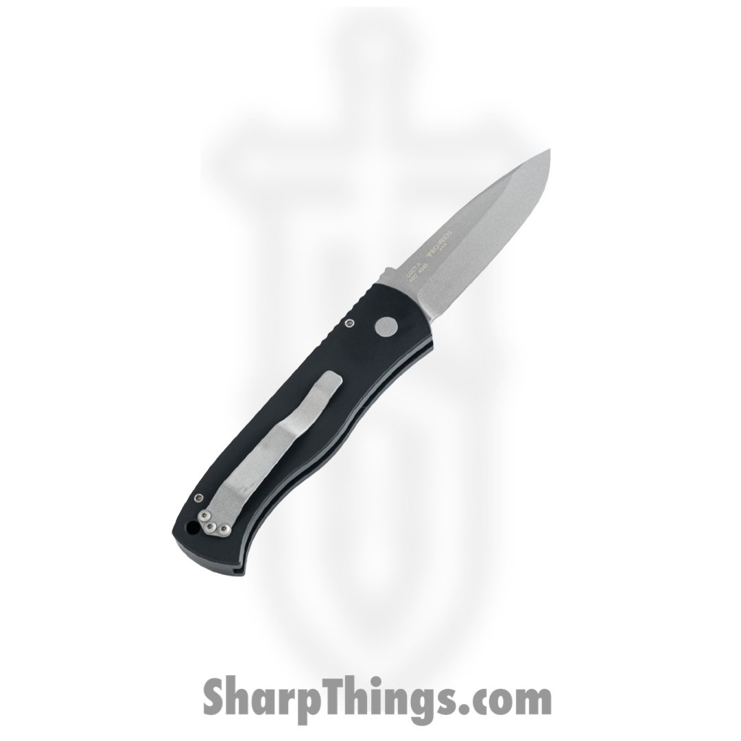 ProTech - E7A5 - Emerson CQC7 - Automatic Knife - 154CM Stonewash Drop Point - Aluminum - Black - Image 6