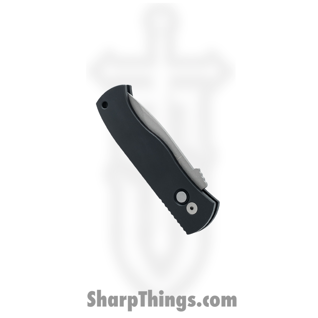 ProTech - E7A5 - Emerson CQC7 - Automatic Knife - 154CM Stonewash Drop Point - Aluminum - Black - Image 7
