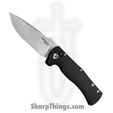 Defiant 7 – D7-EGL-SW – Eagle – Automatic Knife – S45VN Stonewash Drop Point – 6061 Aluminum – Black