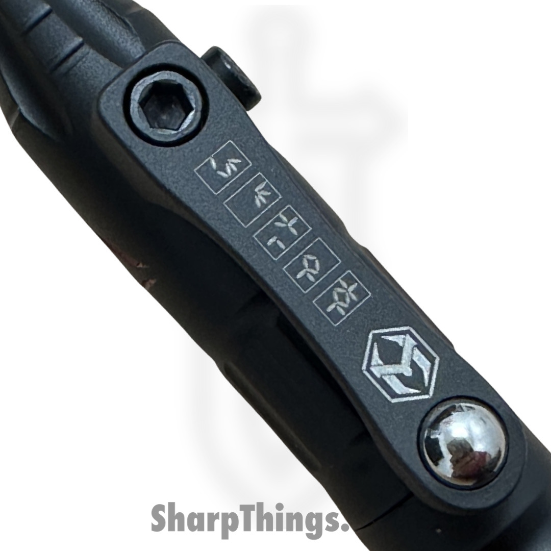 Heretic Knives - H038-PRED - Thoth Predator Pen - DLC Titanium with Red Action and Predator Logo - Image 13