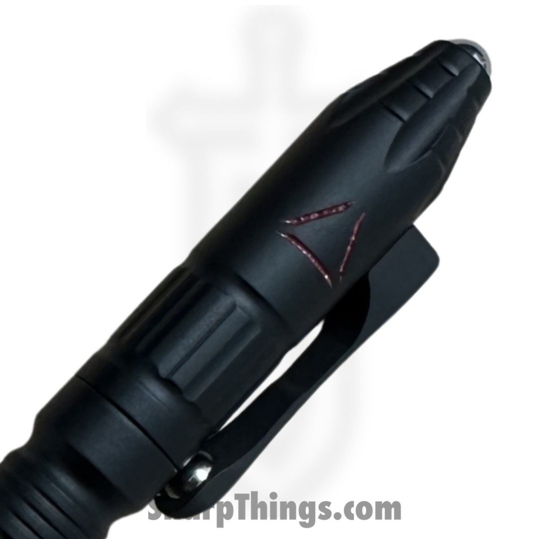 Heretic Knives - H038-PRED - Thoth Predator Pen - DLC Titanium with Red Action and Predator Logo - Image 12