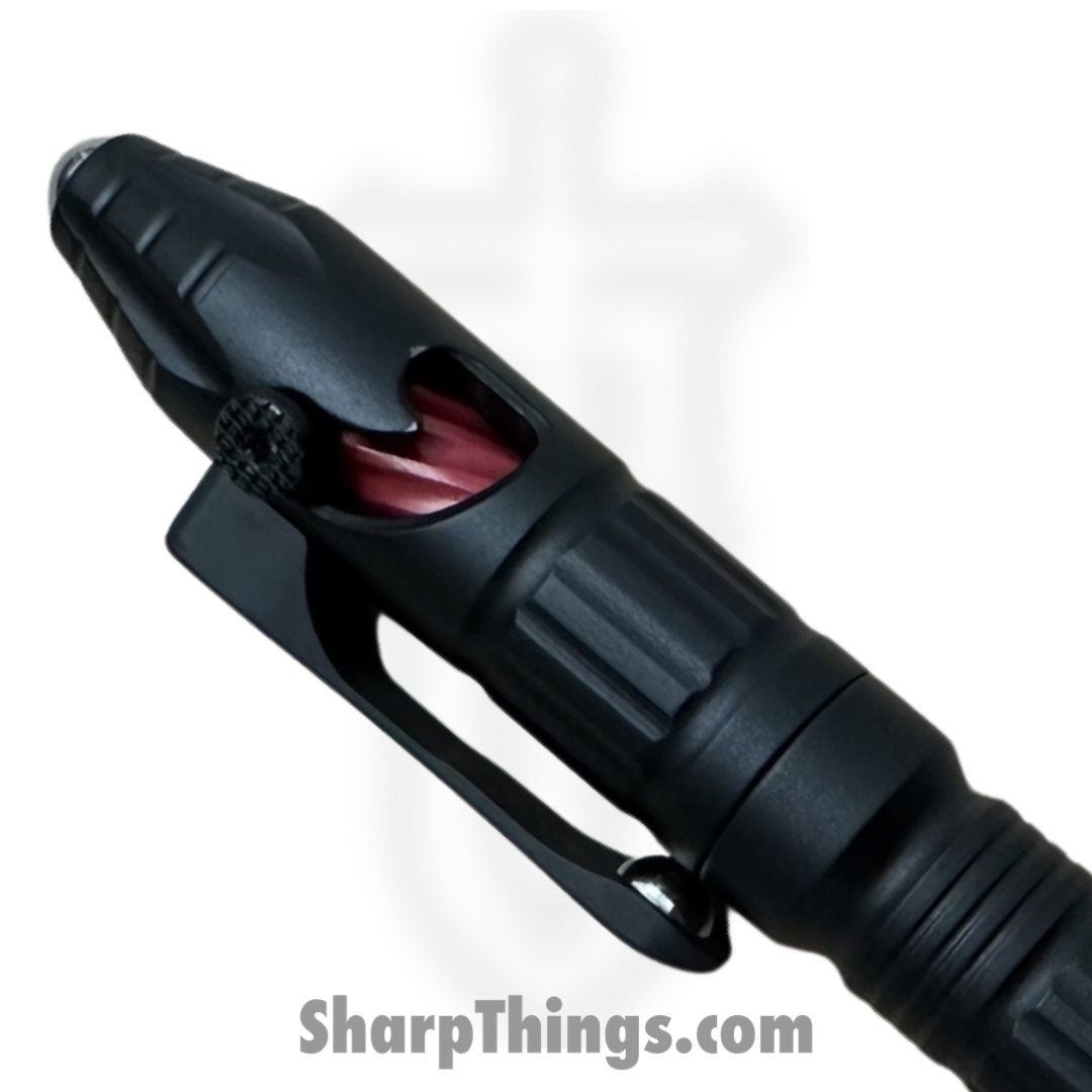 Heretic Knives - H038-PRED - Thoth Predator Pen - DLC Titanium with Red Action and Predator Logo - Image 11