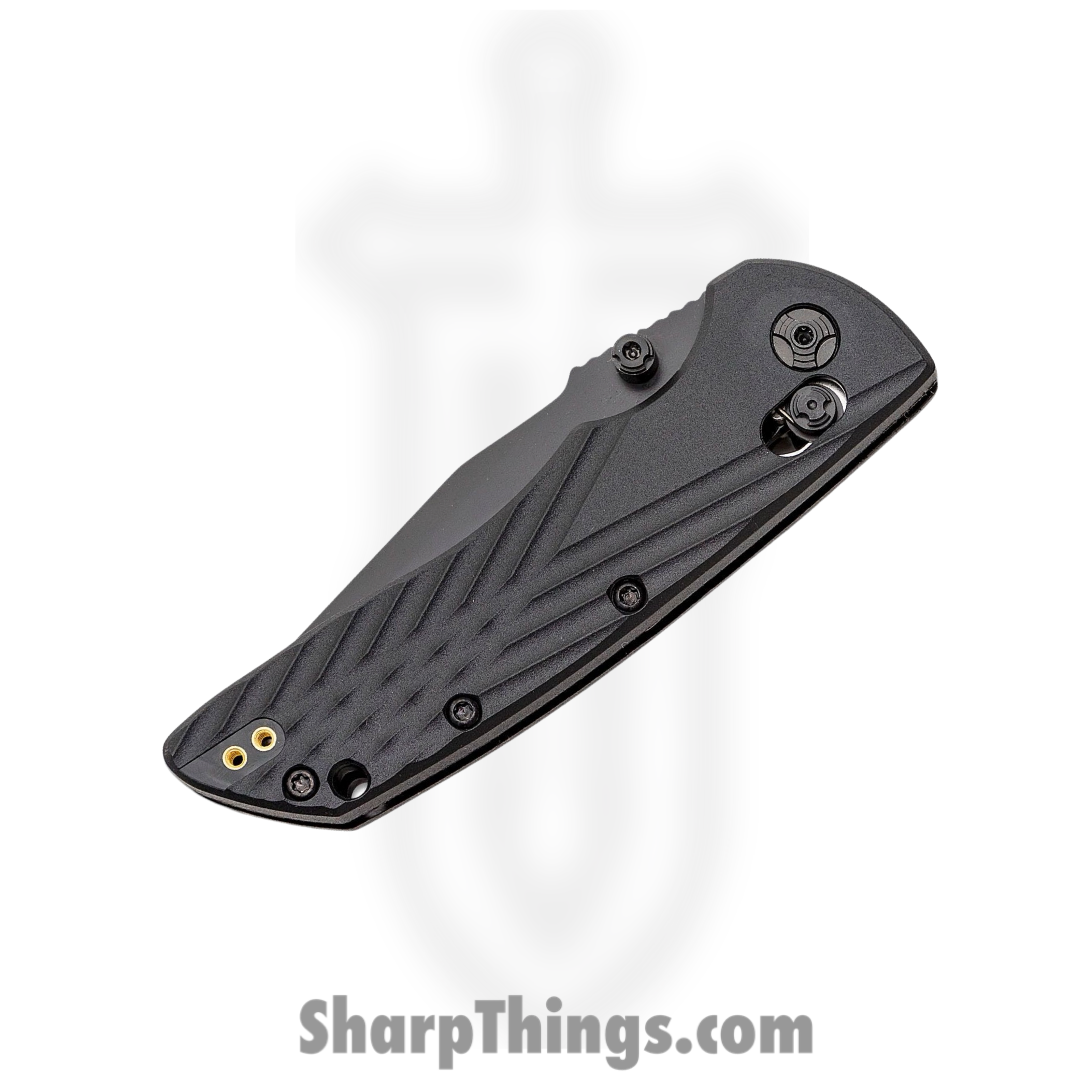 Hogue Knives - HO24376 - Deka - Folding Knife - CPM-Magnacut Black Cerakote Clip Point - Polymer Scales - Black - Image 10